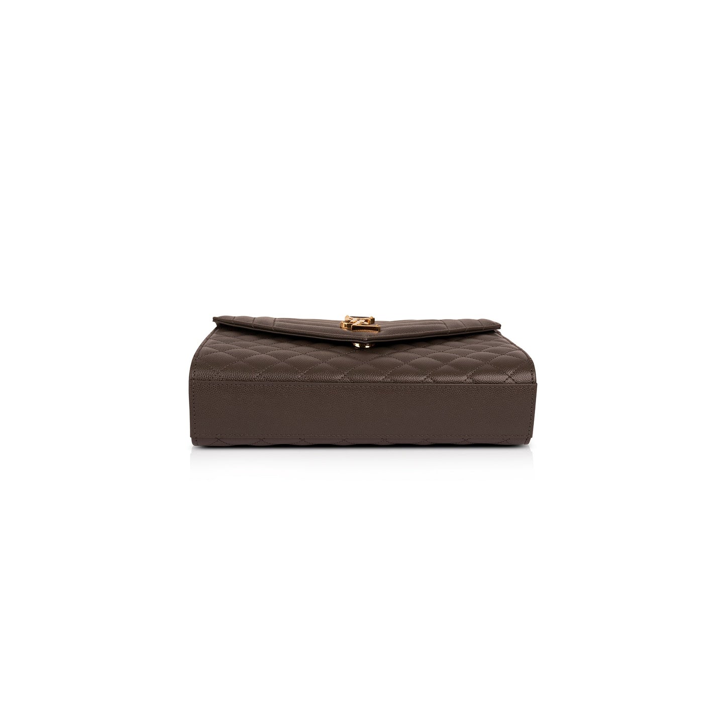 Saint Laurent 2021 Medium Monogram Matelasse Envelope Chain Bag