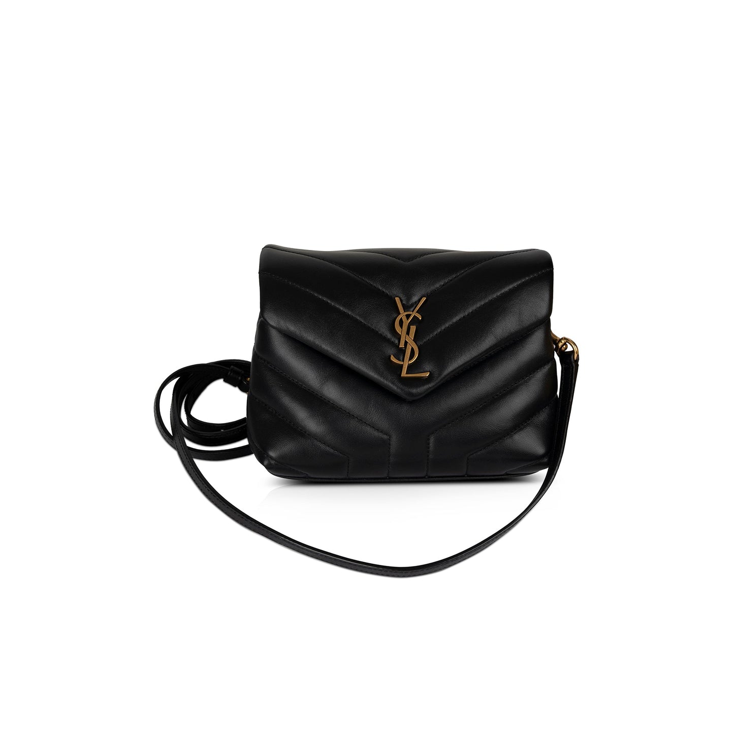 Saint Laurent 2021 Monogram Matelasse Toy Loulou Crossbody Bag
