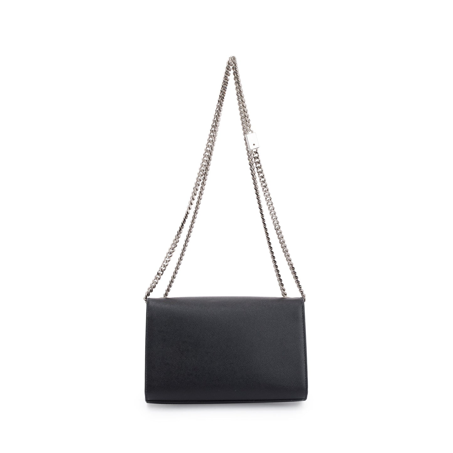 Saint Laurent 2022 Black Grain De Poudre Leather Small Kate Bag