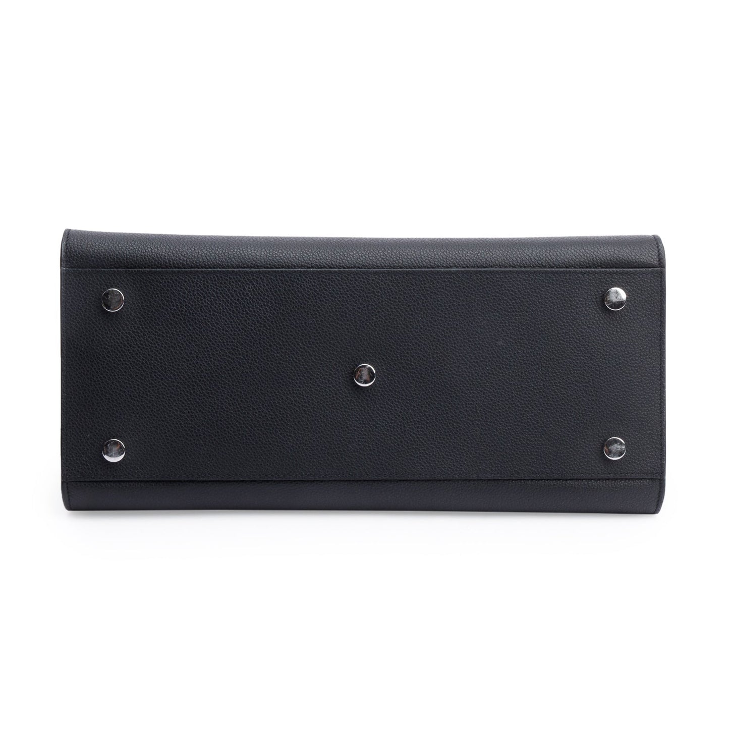 Saint Laurent 2022 Black Grained Calfskin Leather Small Sac De Jour
