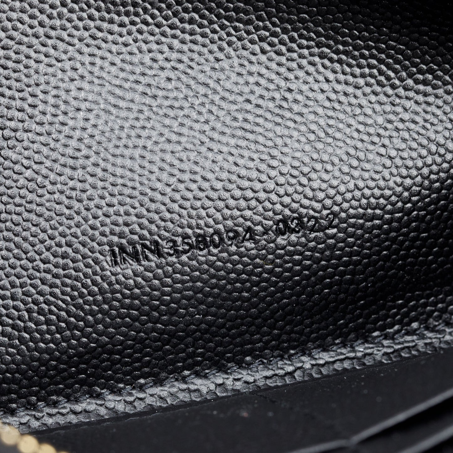 Saint Laurent 2022 Black Grained De Poudre Cassandre Marelasse Zip Around Wallet