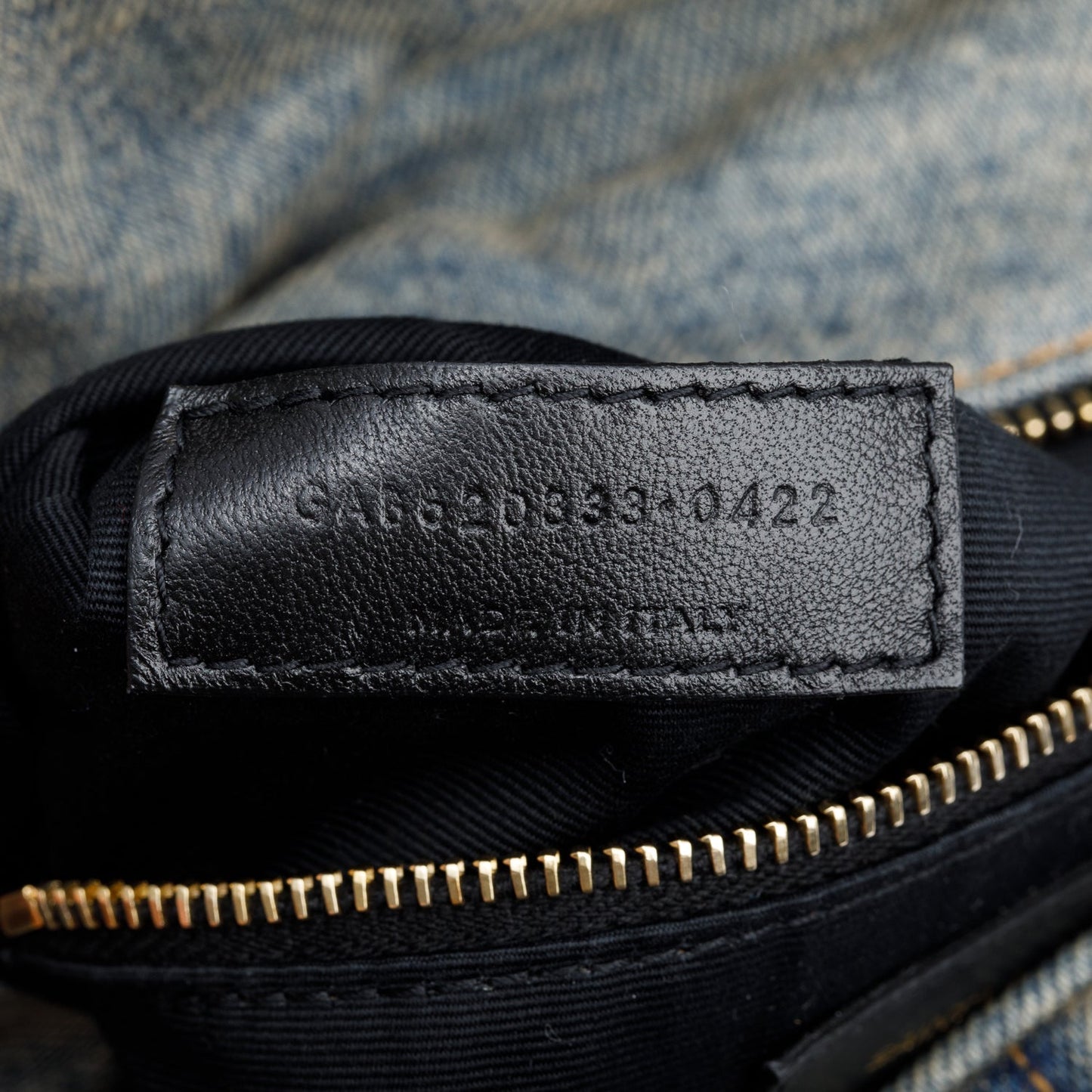 Saint Laurent 2022 Blue Denim Toy Puffer Loulou Shoulder Bag