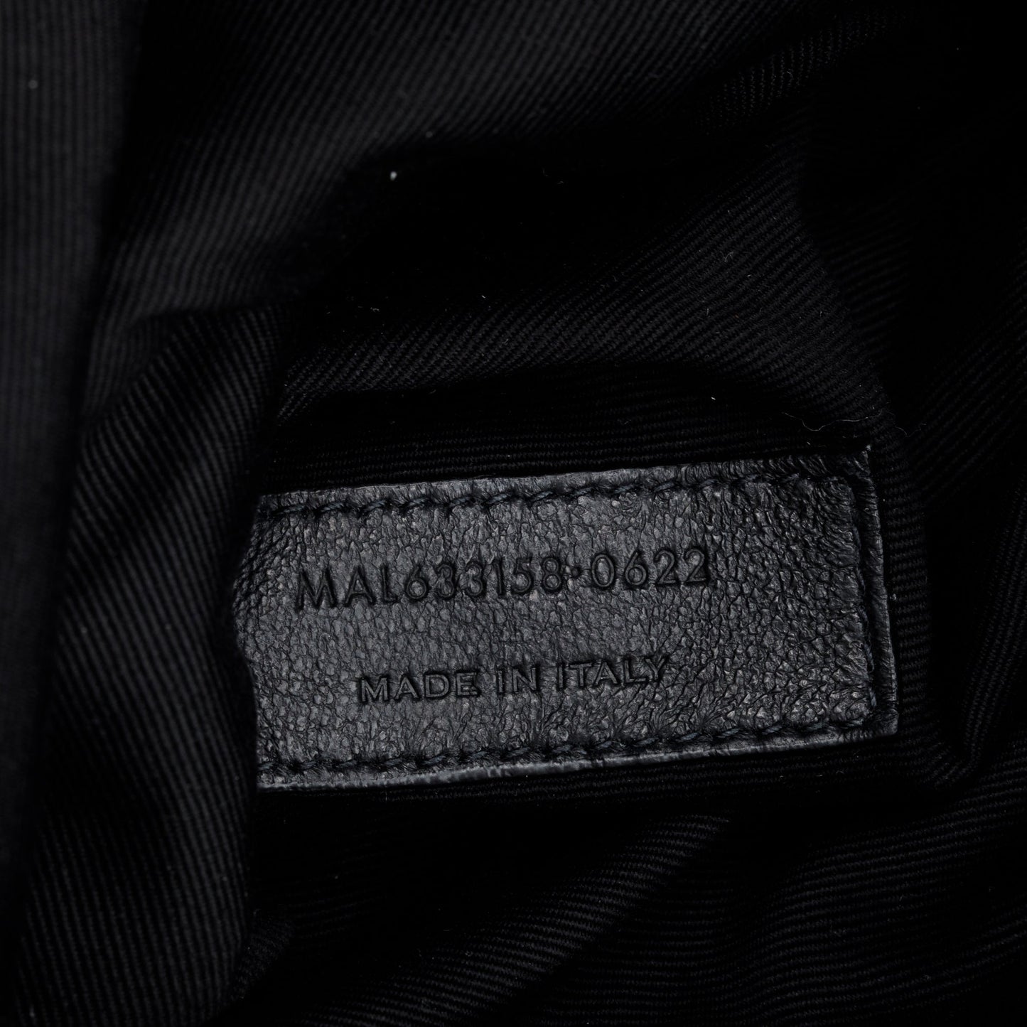 Saint Laurent 2022 Grey Crinkled Calfskin Leather Medium Niki Shoulder Bag
