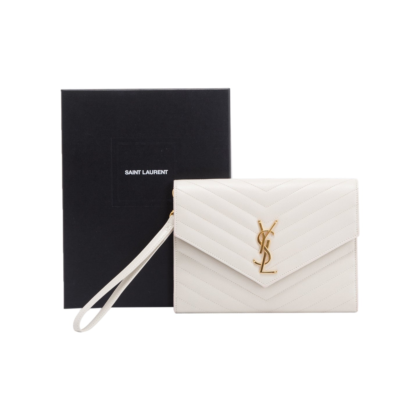 Saint Laurent 2022 Matelasse Cassandre Flap Pouch