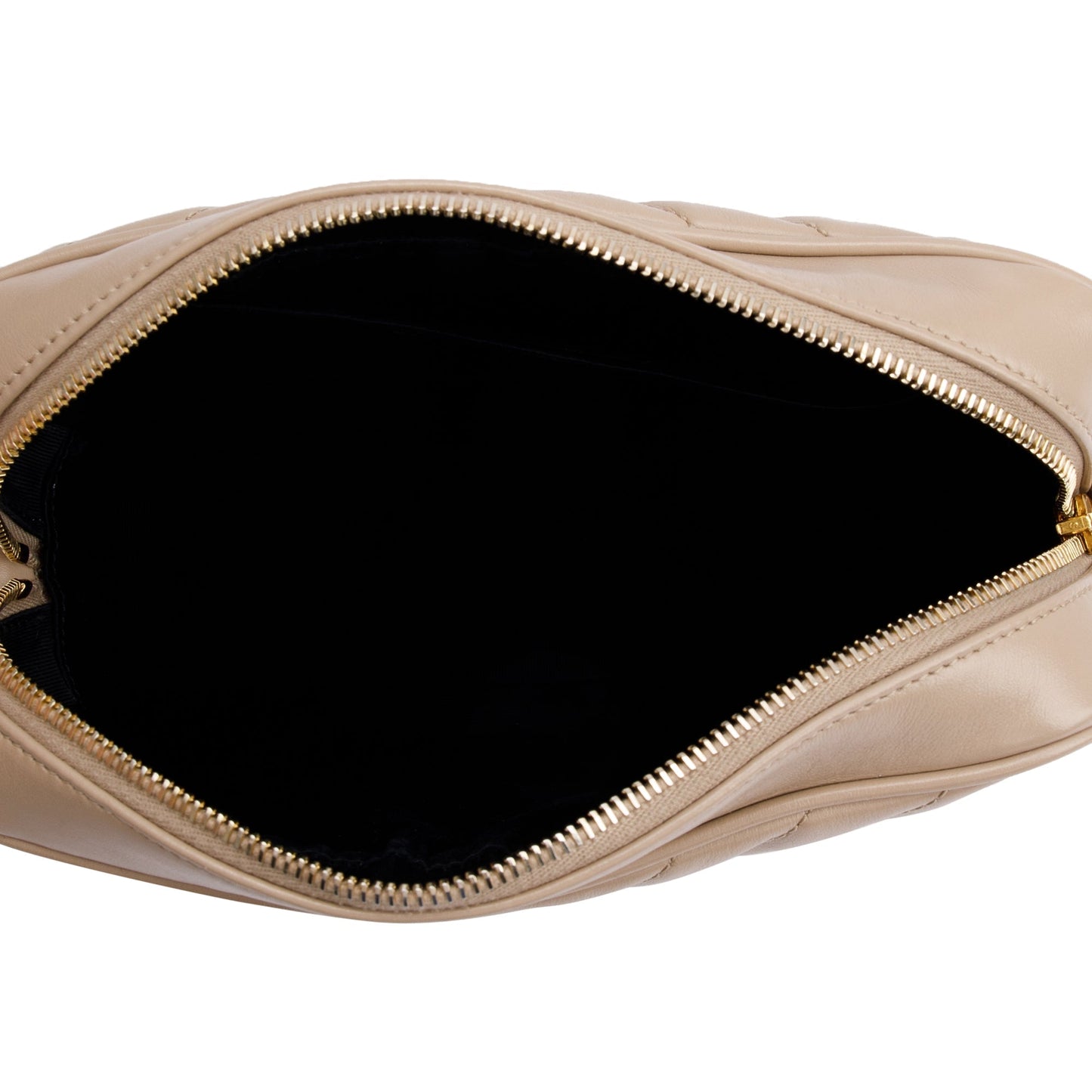 Saint Laurent 2022 Neutral Quilted Leather Lou Camera Bag