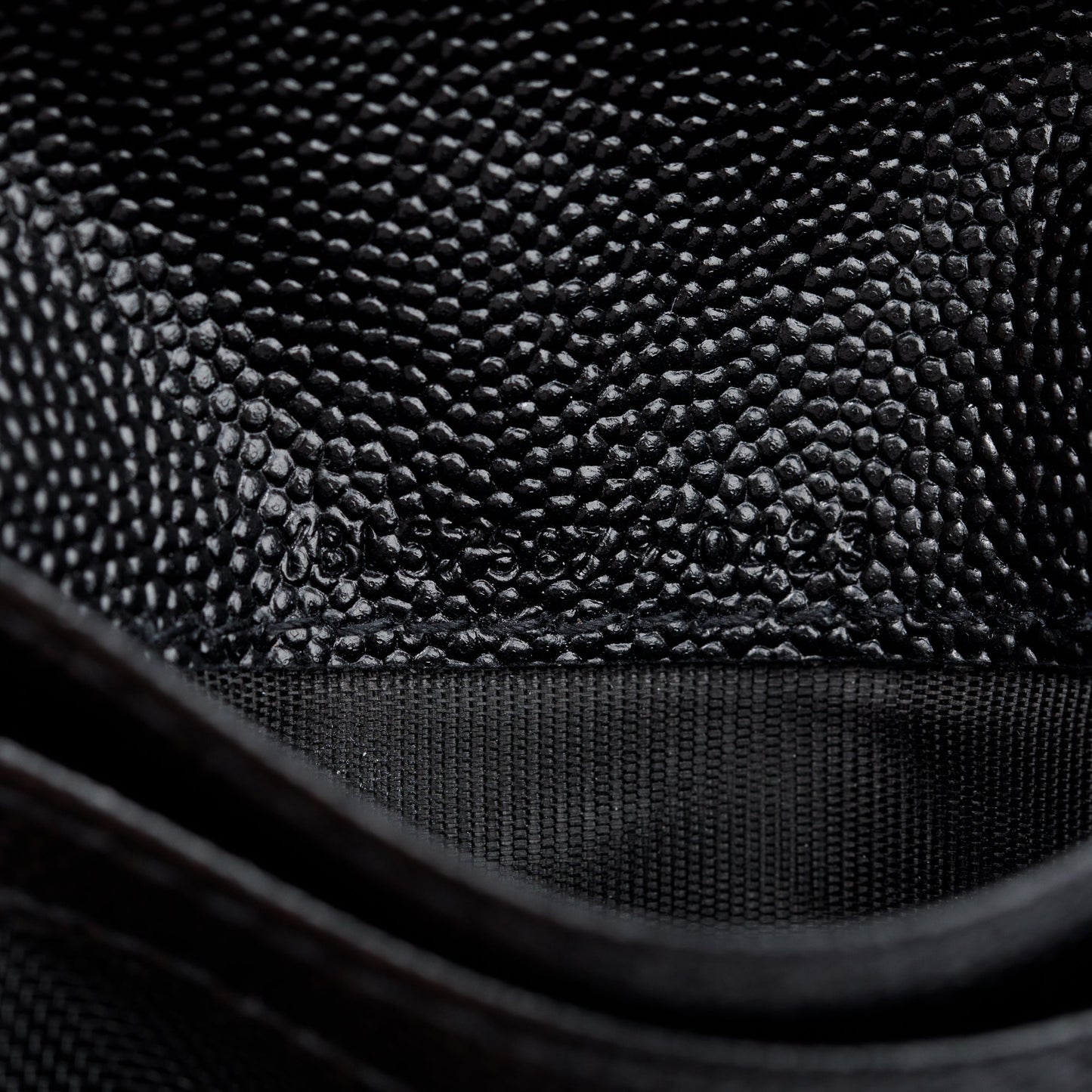 Saint Laurent 2023 Black Grain de Poudre Leather Cassandre Matelasse Bi-Fold Wallet