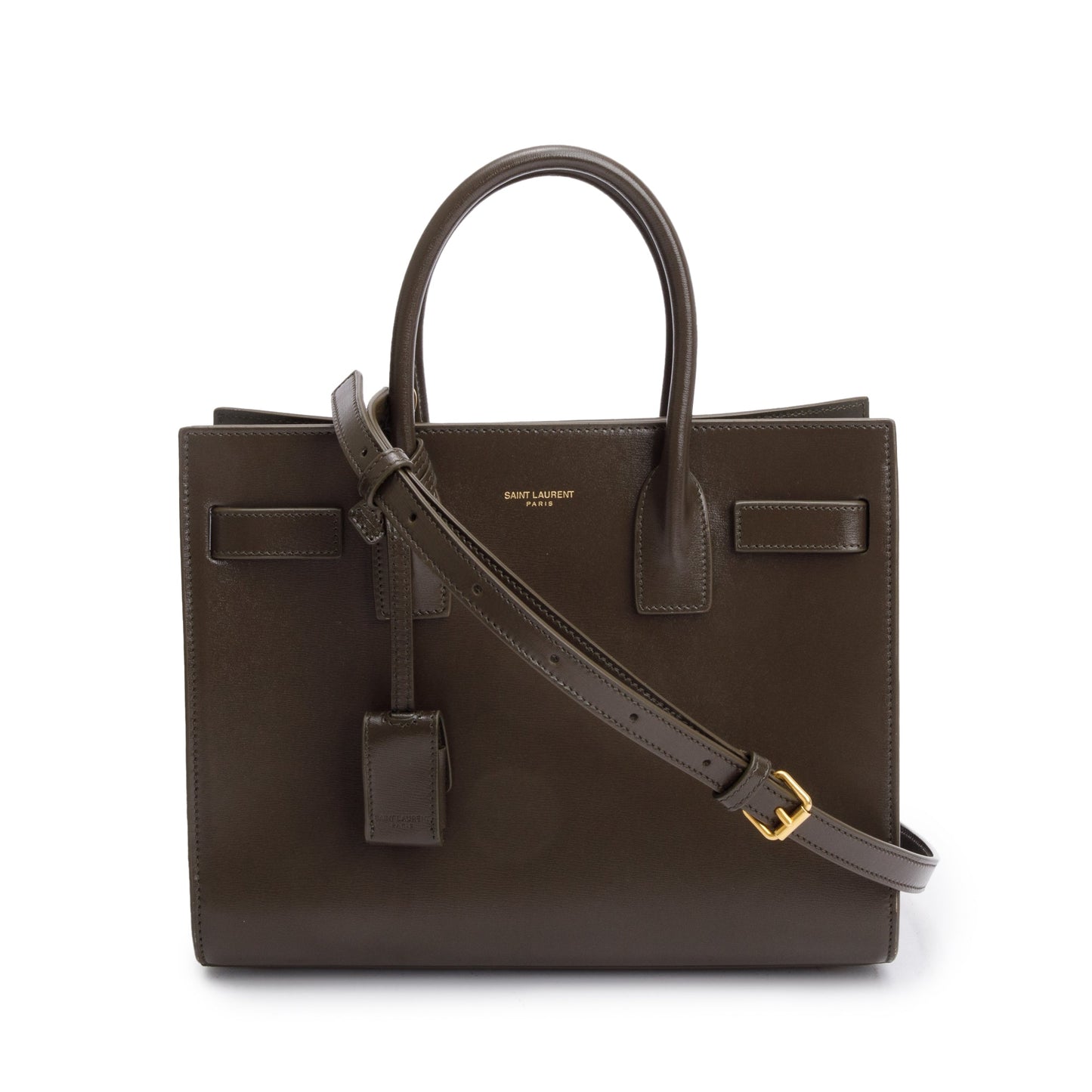 Saint Laurent 2024 Brown Smooth Leather Baby Sac De Jour