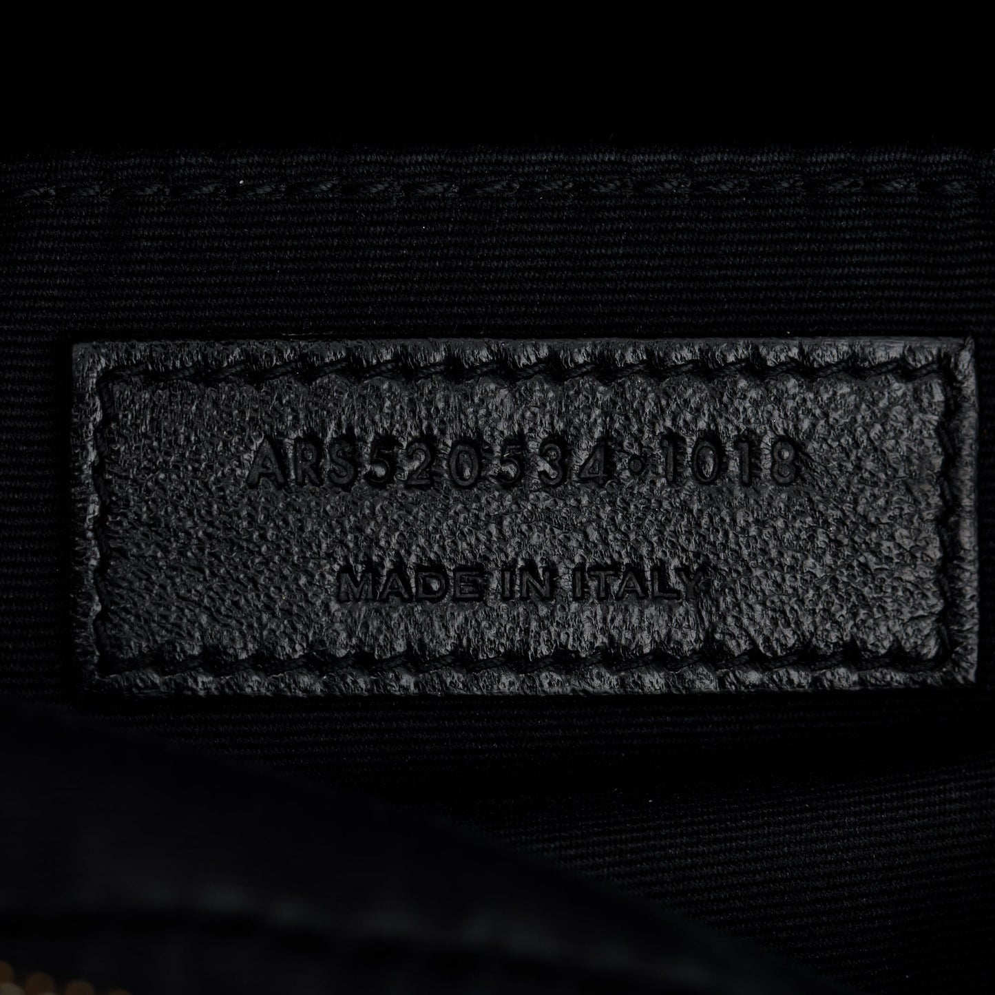 Saint Laurent Black Calfskin Leather Lou Camera Bag