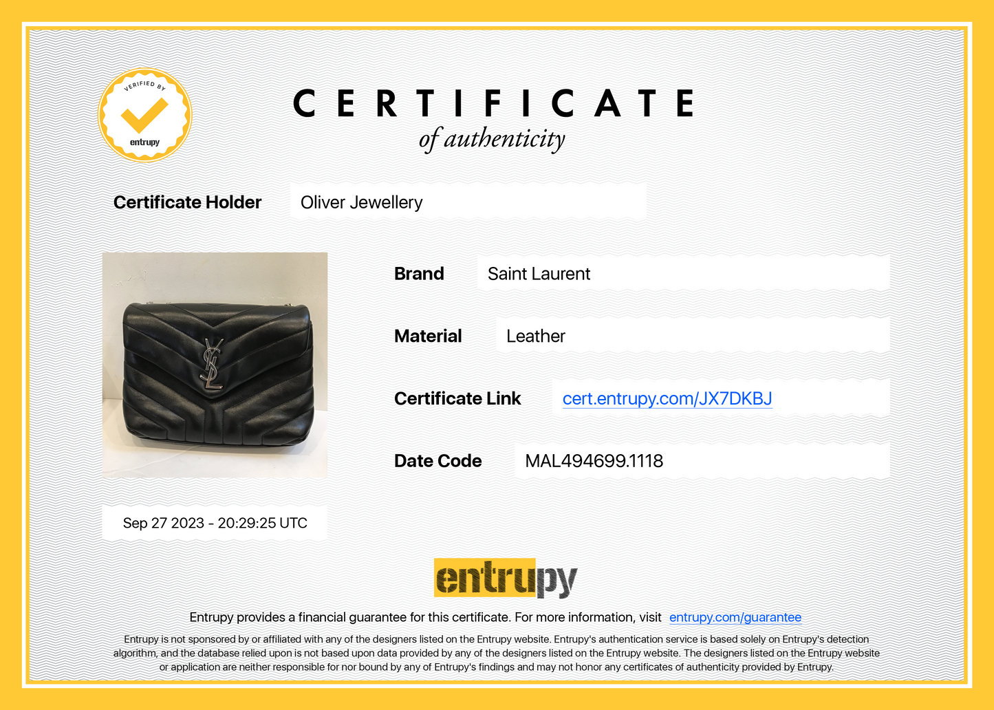 Saint Laurent Black Chevron Quilted Leather Small Loulou Shoulder Bag