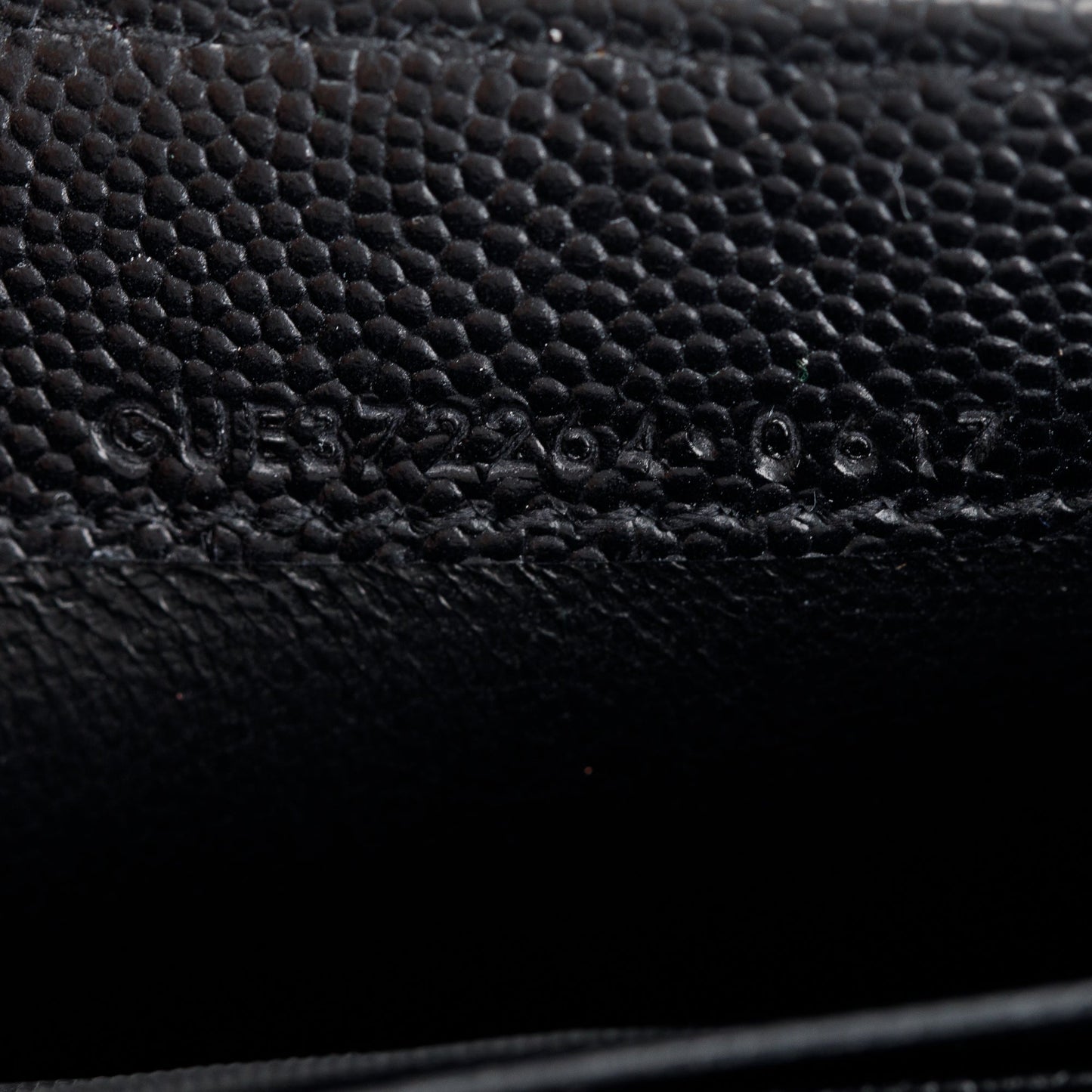 Saint Laurent Black Grain De Poudre Leather Cassandre Matelasse Large Flap Wallet
