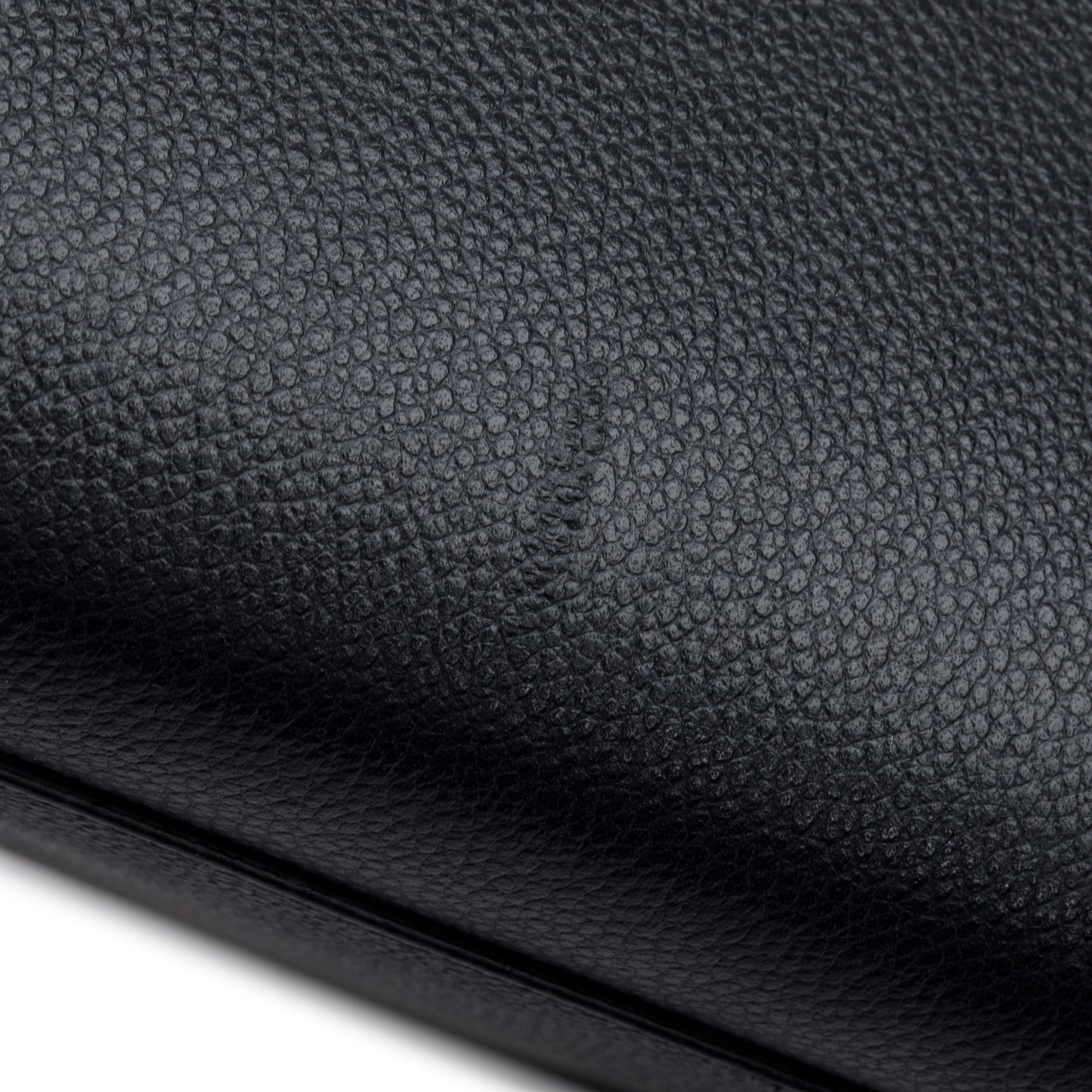 Saint Laurent Black Grained Leather Small Sac De Jour