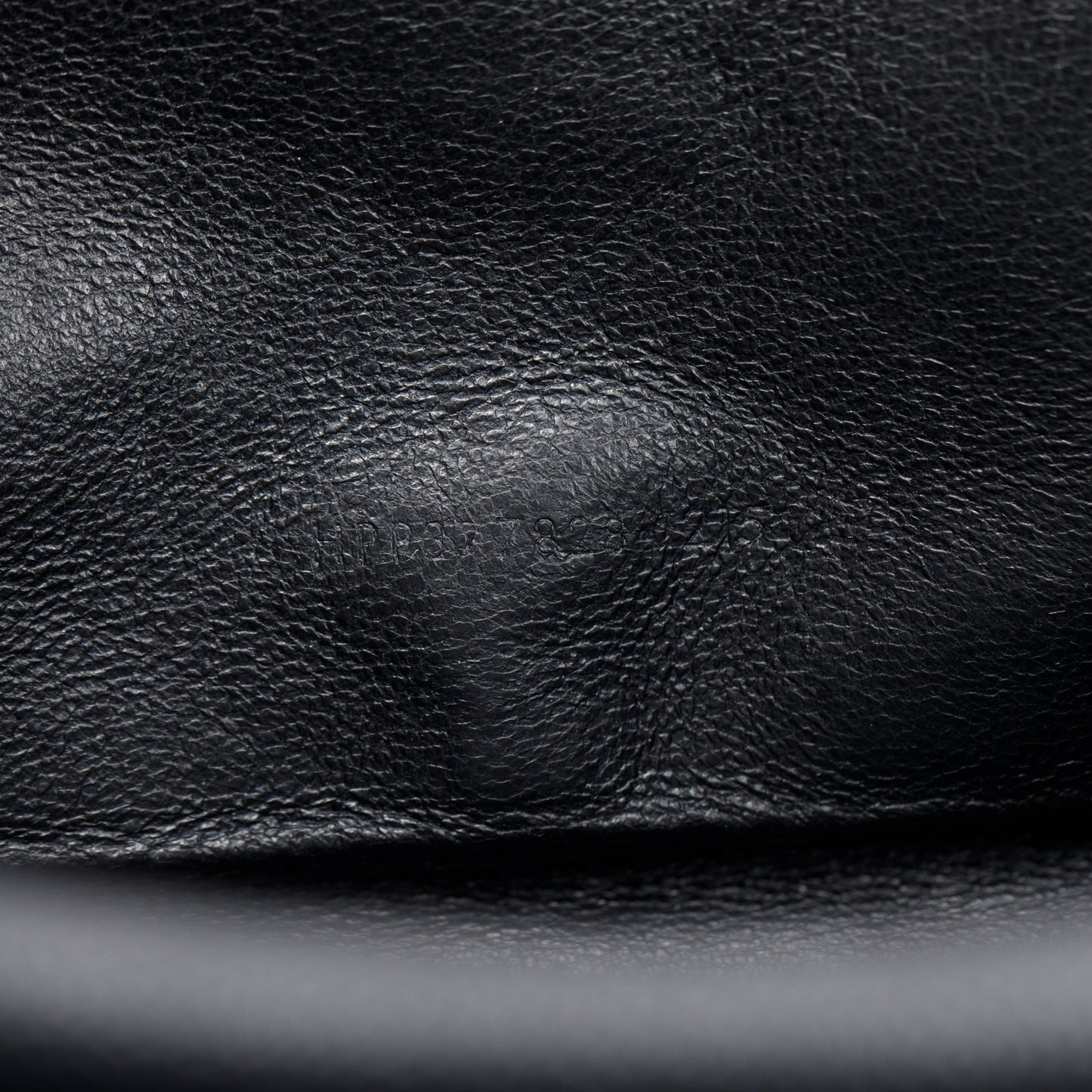 Saint Laurent Black Grained de Poudre Cassandre Matelasse Chain Wallet