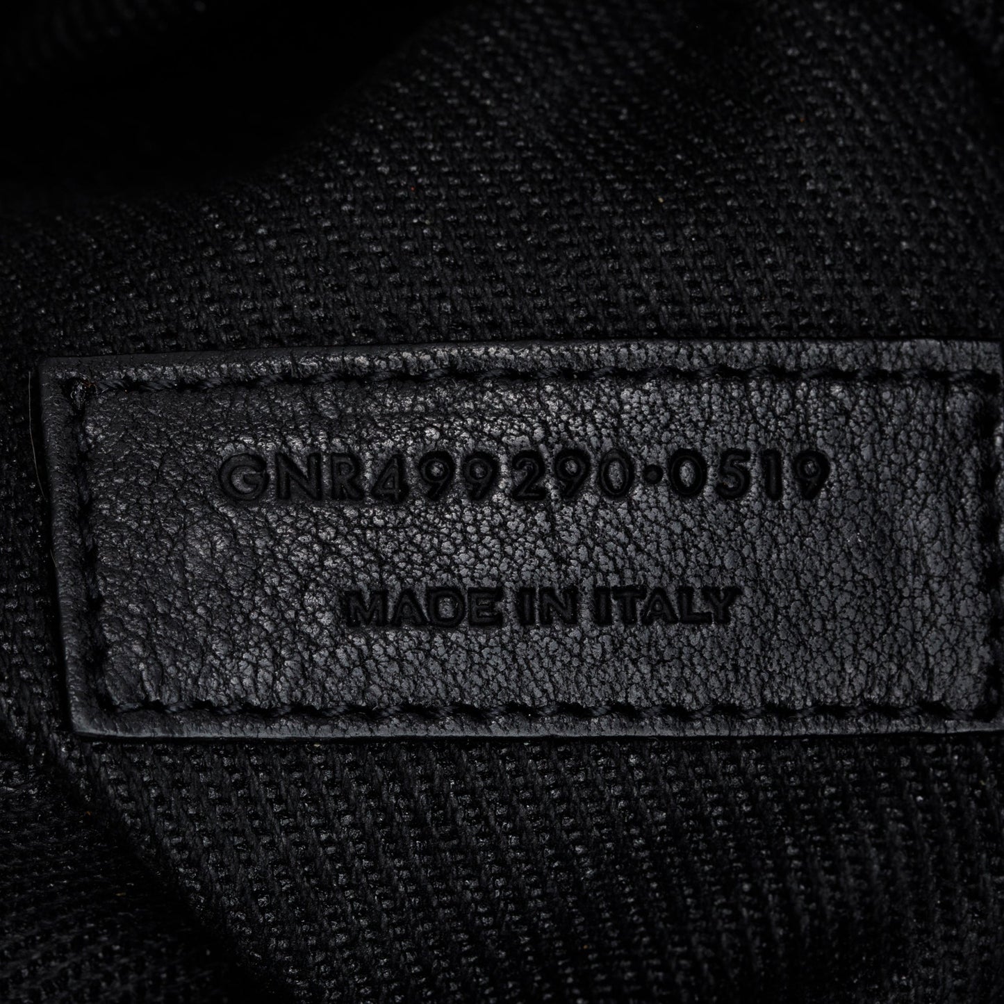 Saint Laurent Black Large Rive Gauche Canvas Tote
