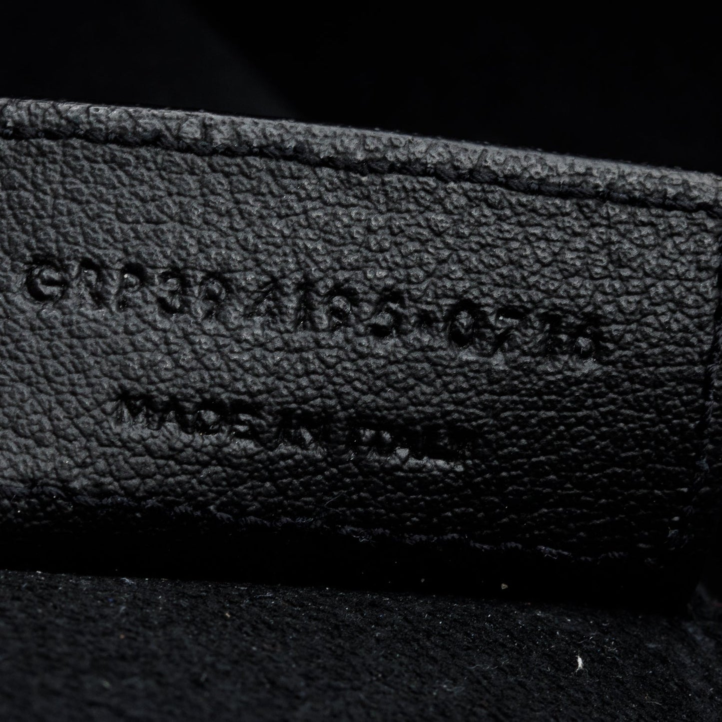 Saint Laurent Black Leather E/W Shopping Tote