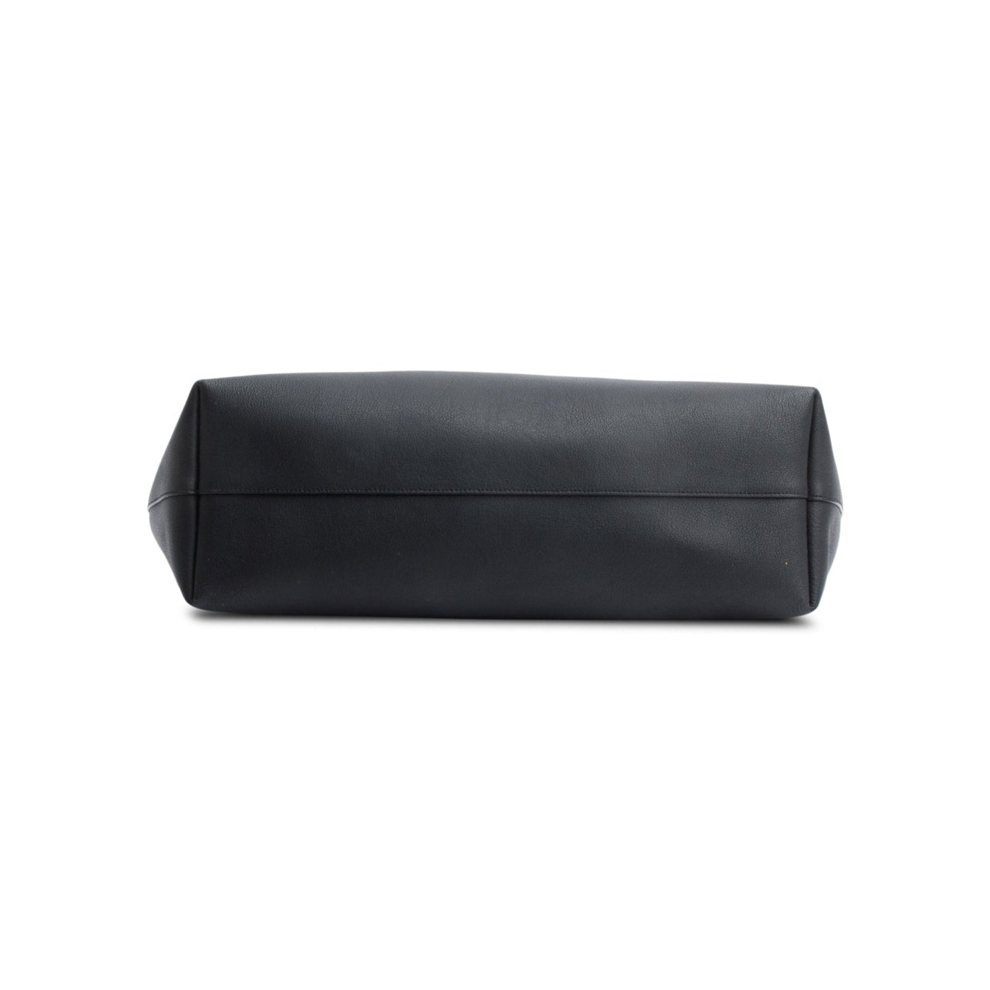 Saint Laurent Black Leather E/W Shopping Tote