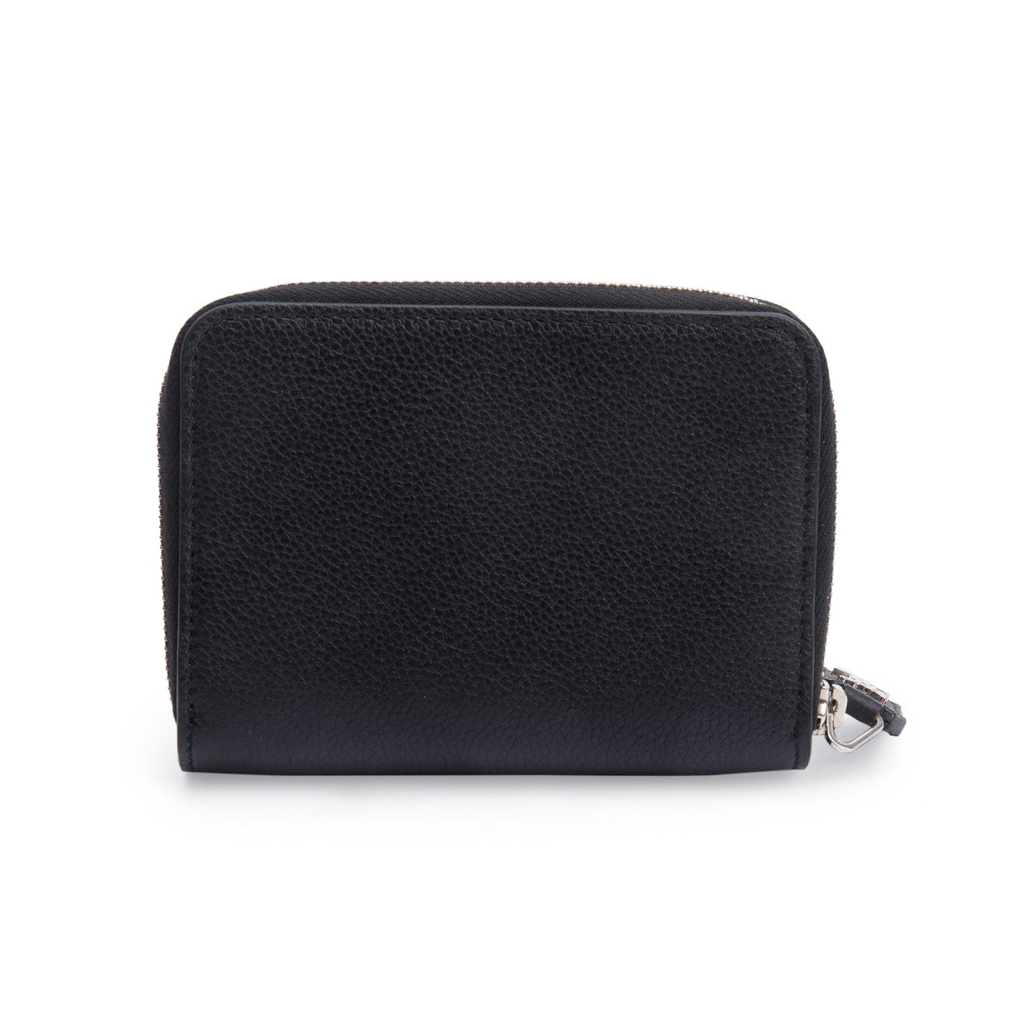 Saint Laurent Black Leather Rive Gauche Compact Wallet