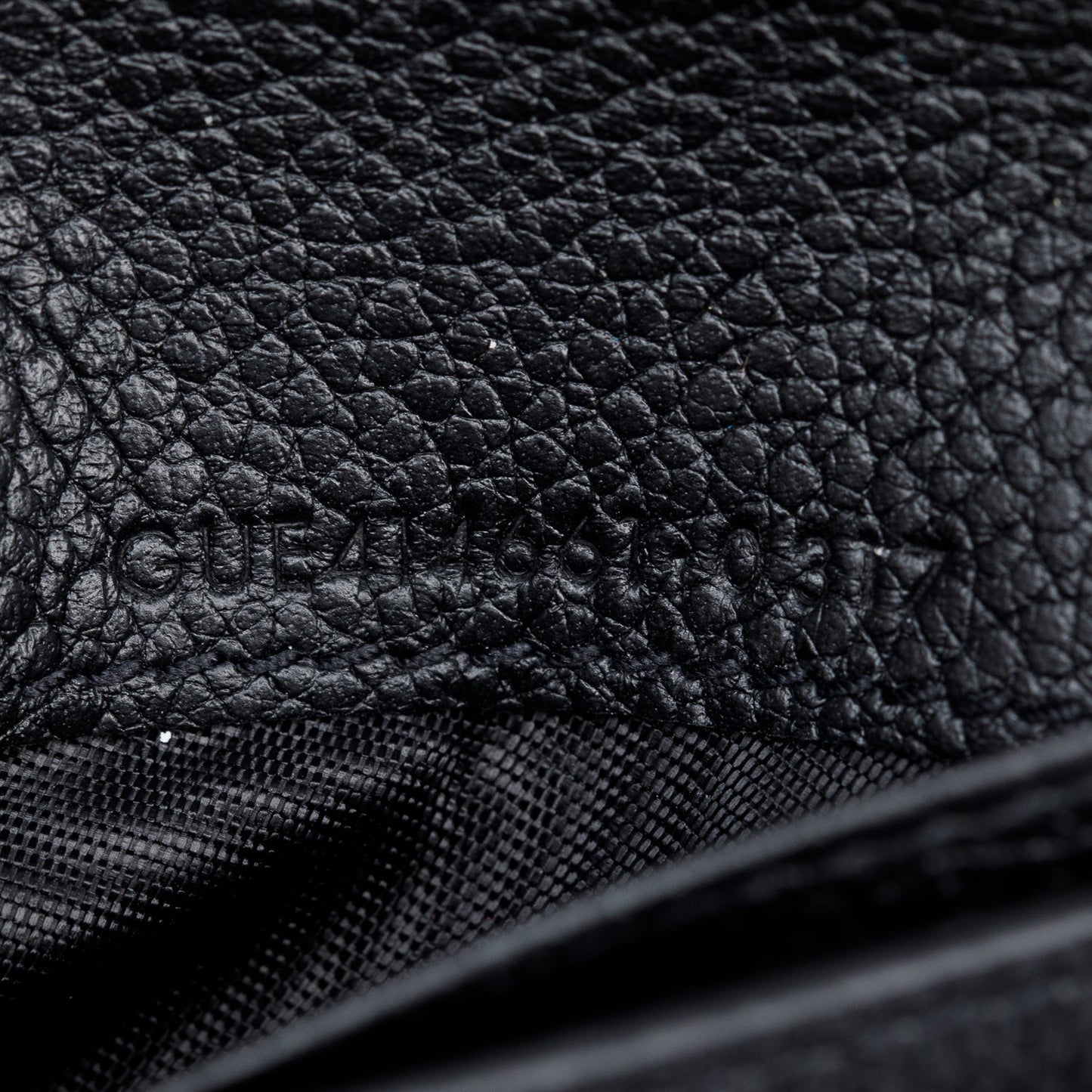 Saint Laurent Black Leather Rive Gauche Compact Wallet