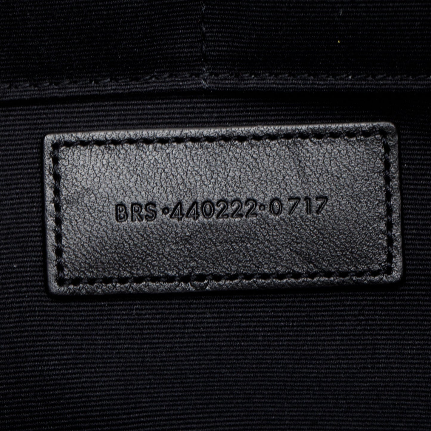 Saint Laurent Black Matelasse Leather Large Document Pouch