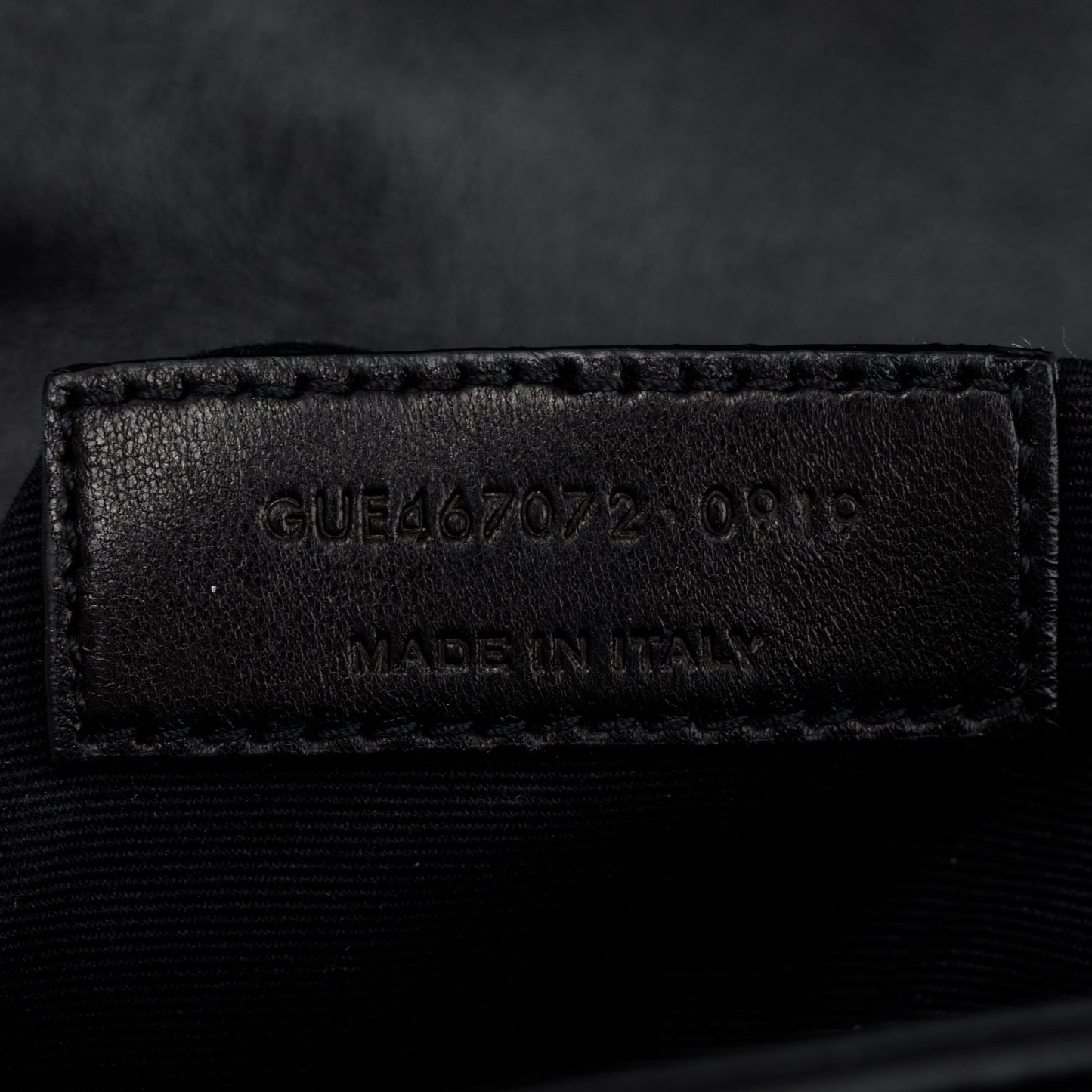 Saint Laurent Black Monogram Matelasse Toy Loulou Crossbody Bag