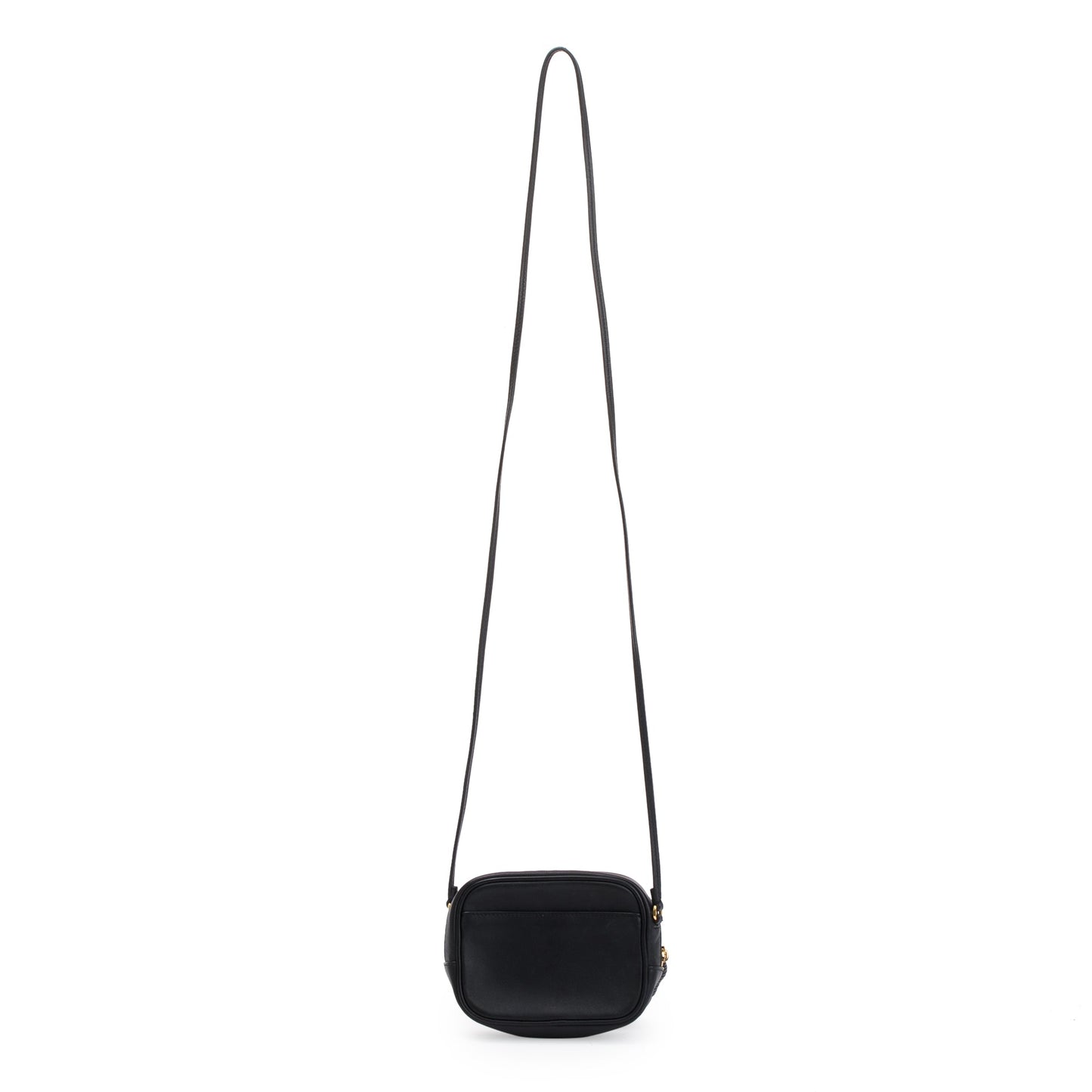 Saint Laurent Black Nappa Leather Monogram Blogger Bag