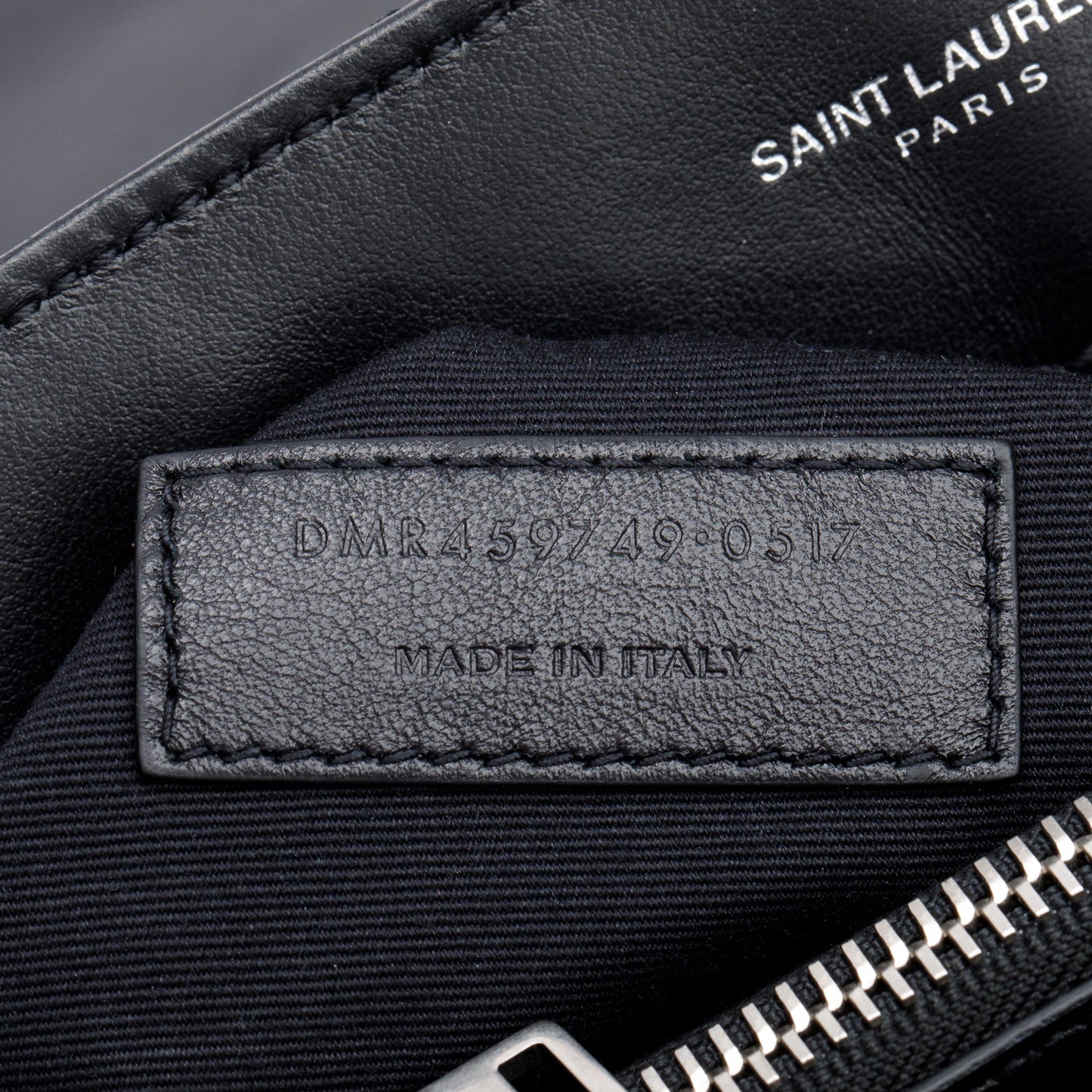 Saint Laurent Black Quilted Leather Medium Loulou Monogram Shoulder Bag