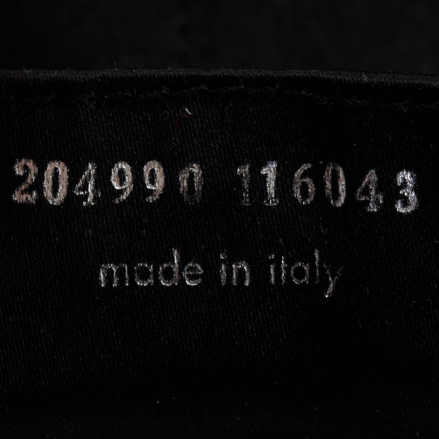 Saint Laurent Black Satin Mombasa Horn Hobo