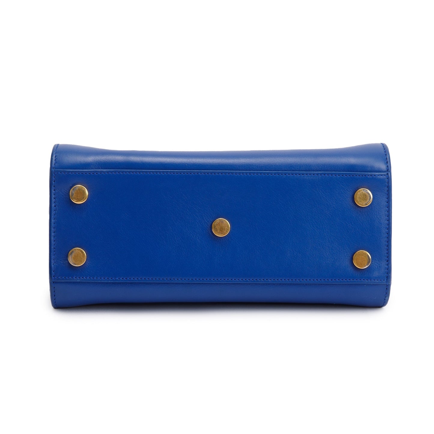 Saint Laurent Blue Smooth Leather Nano Sac De Jour
