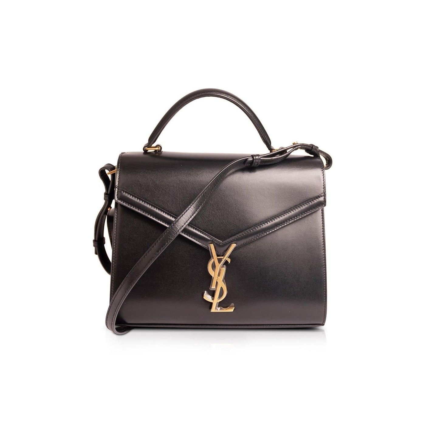 Saint Laurent Cassandra Medium Top Handle Bag