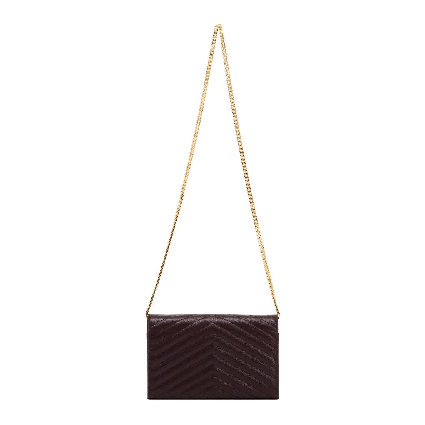 Saint Laurent Cassandre Matelasse Chain Wallet