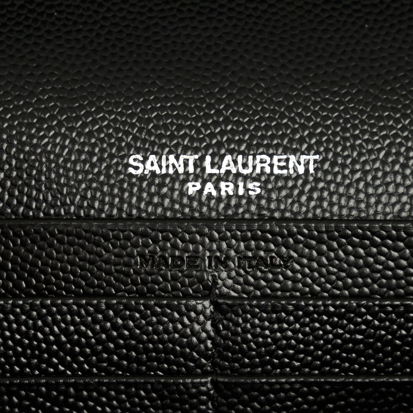 Saint Laurent Cassandre Matelasse Chain Wallet