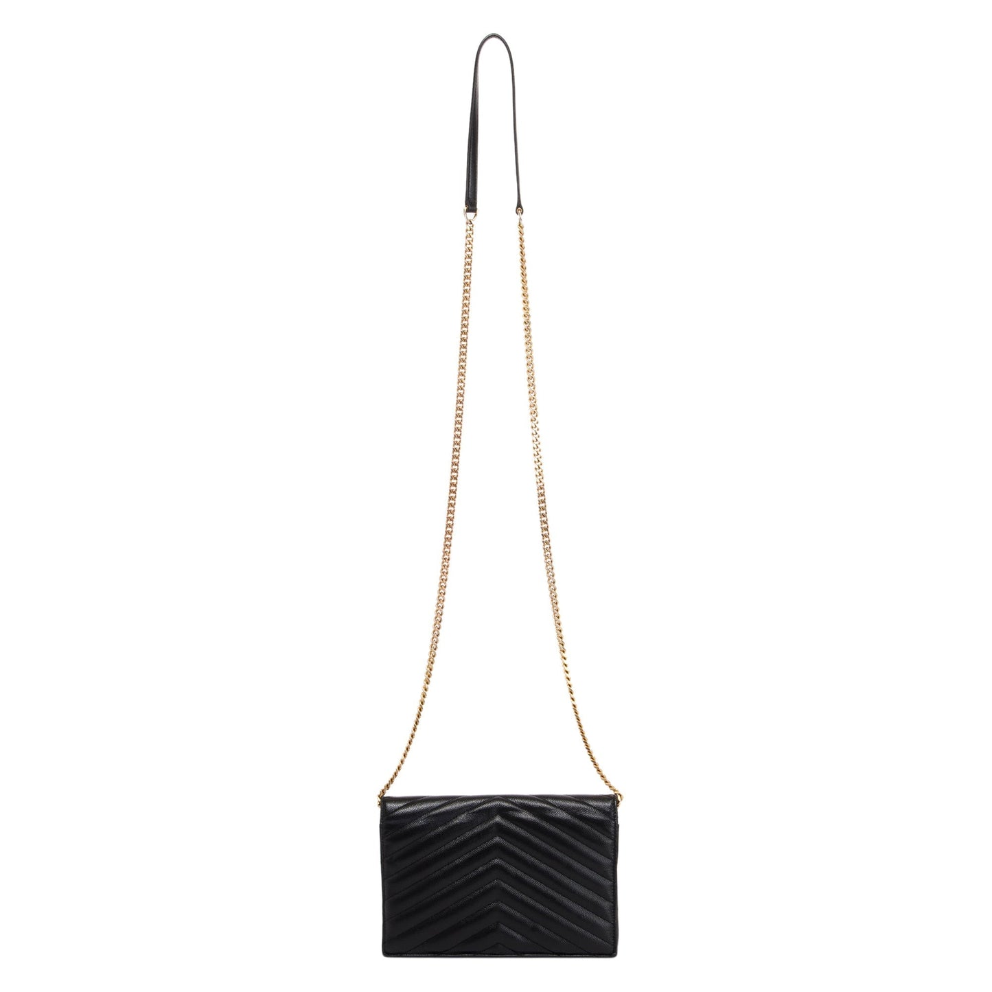 Saint Laurent Cassandre Matelasse Chain Wallet