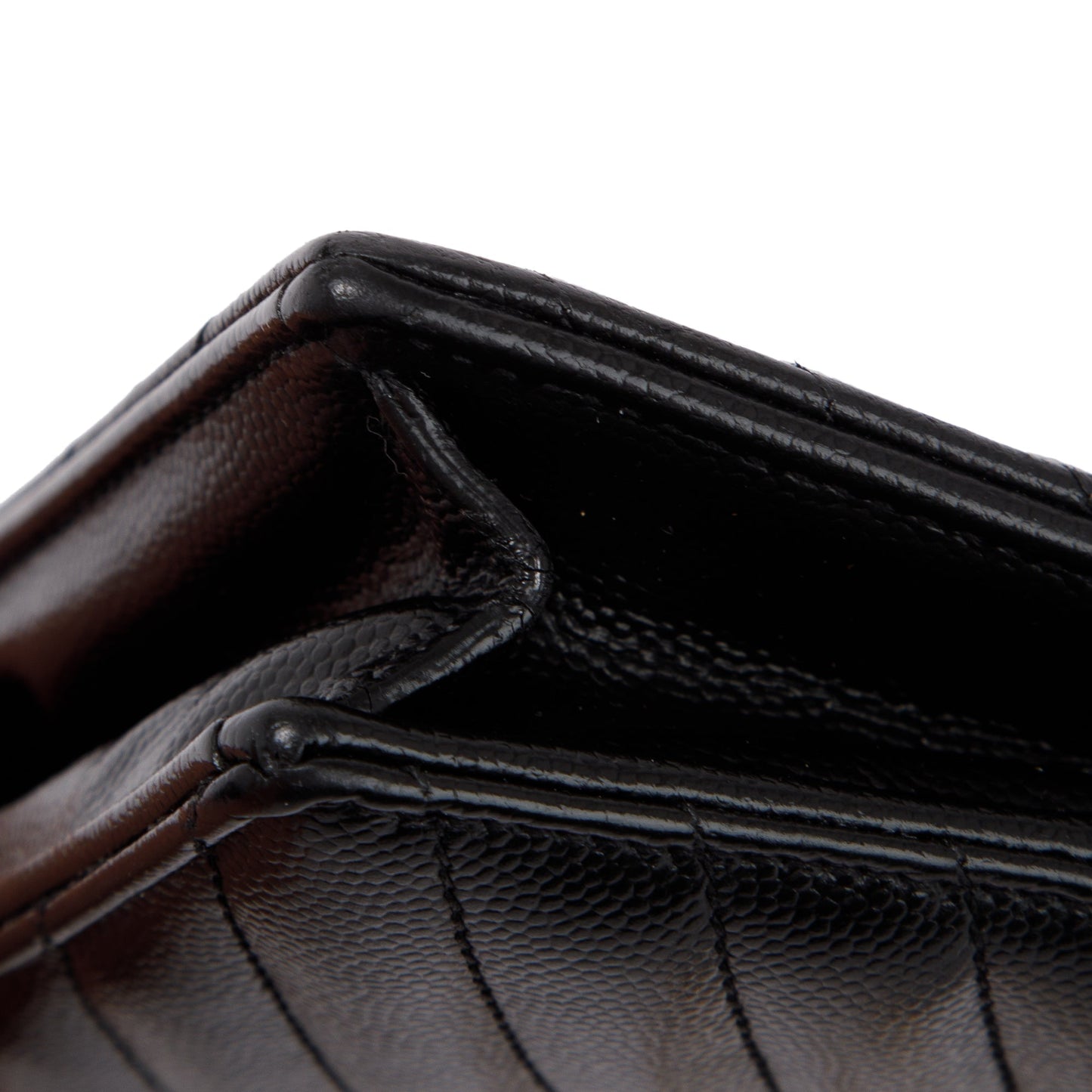 Saint Laurent Cassandre Matelasse Chain Wallet