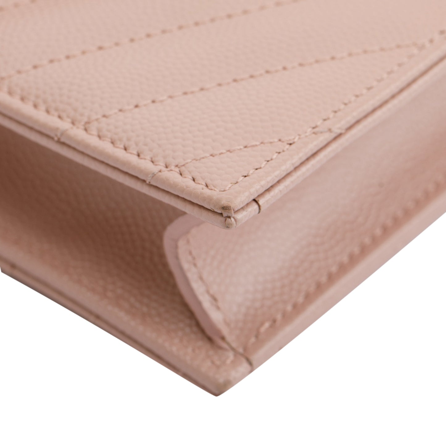 Saint Laurent Cassandre Matelasse Envelope Chain Wallet