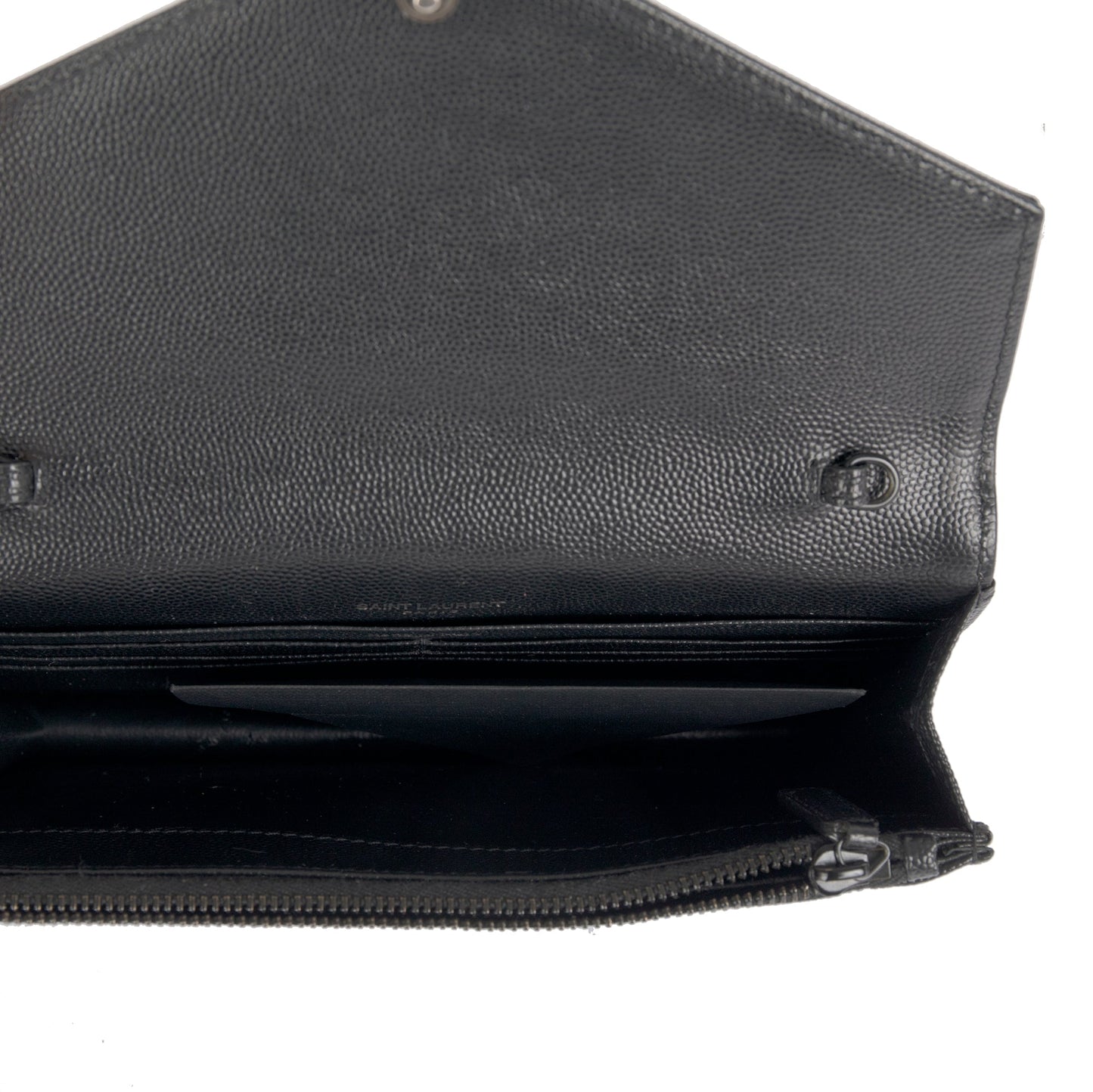 Saint Laurent Classic Monogram Envelope Chain Wallet