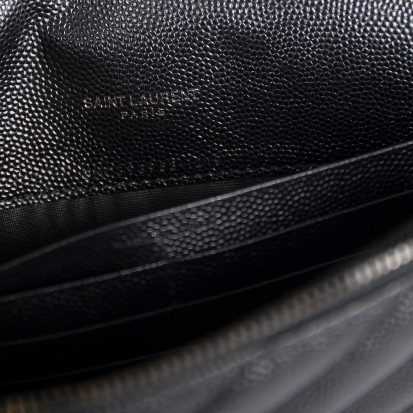 Saint Laurent Classic Monogram Envelope Chain Wallet