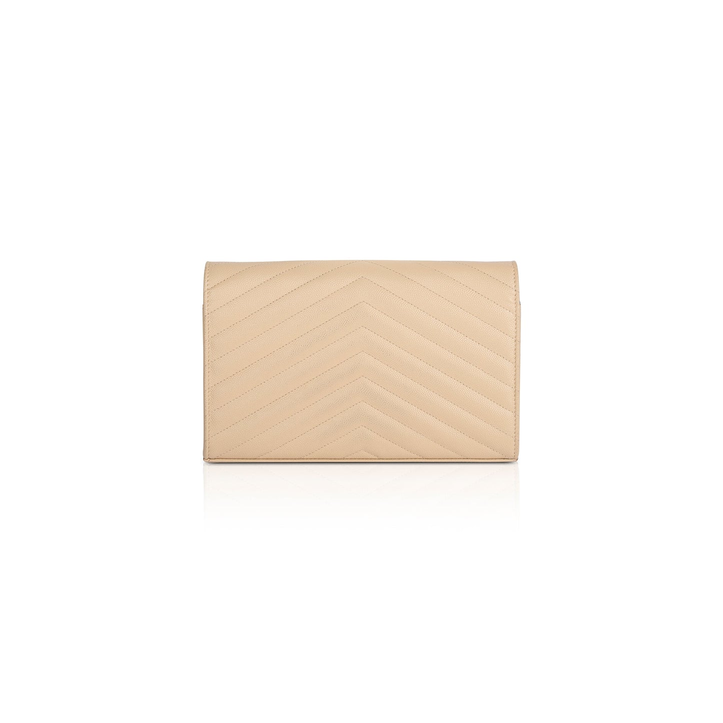 Saint Laurent Classic Monogram Envelope Chain Wallet