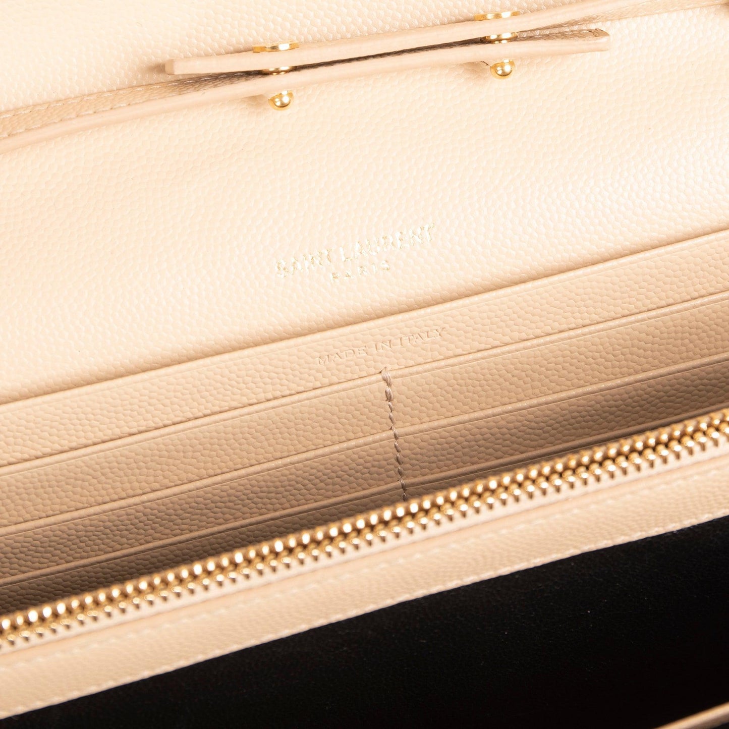 Saint Laurent Classic Monogram Envelope Chain Wallet