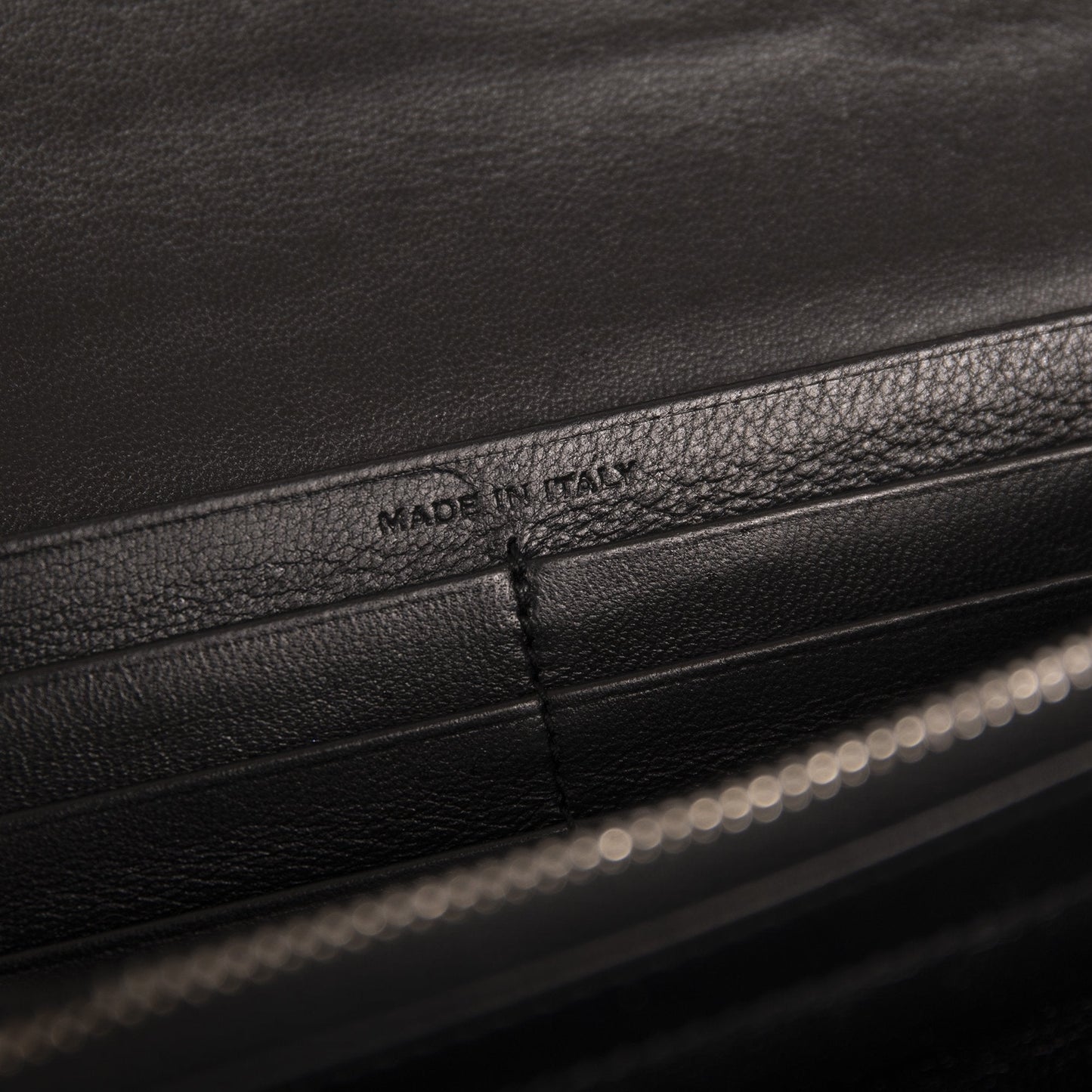 Saint Laurent Croc Embossed Continental Wallet