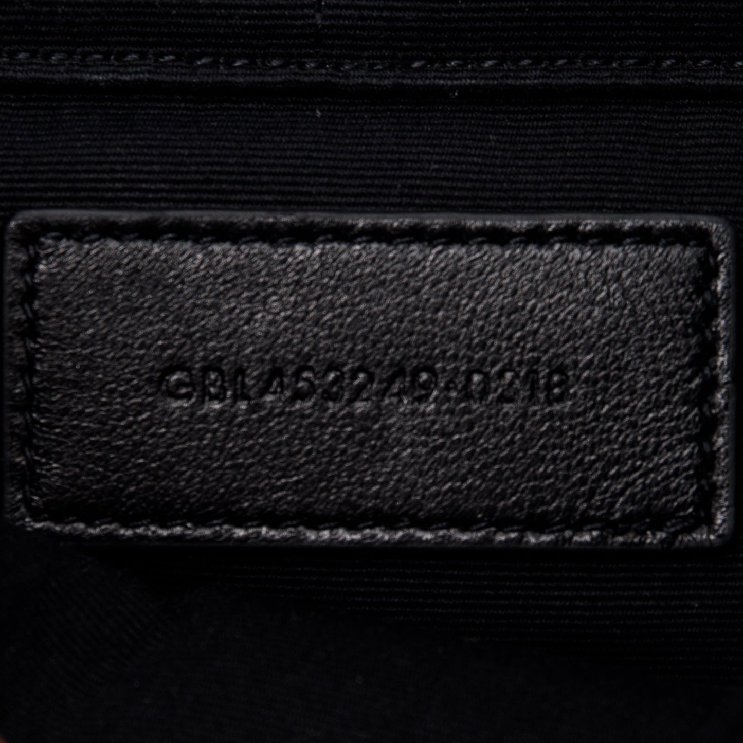 Saint Laurent Croc Embossed Monogram Zip Pouch