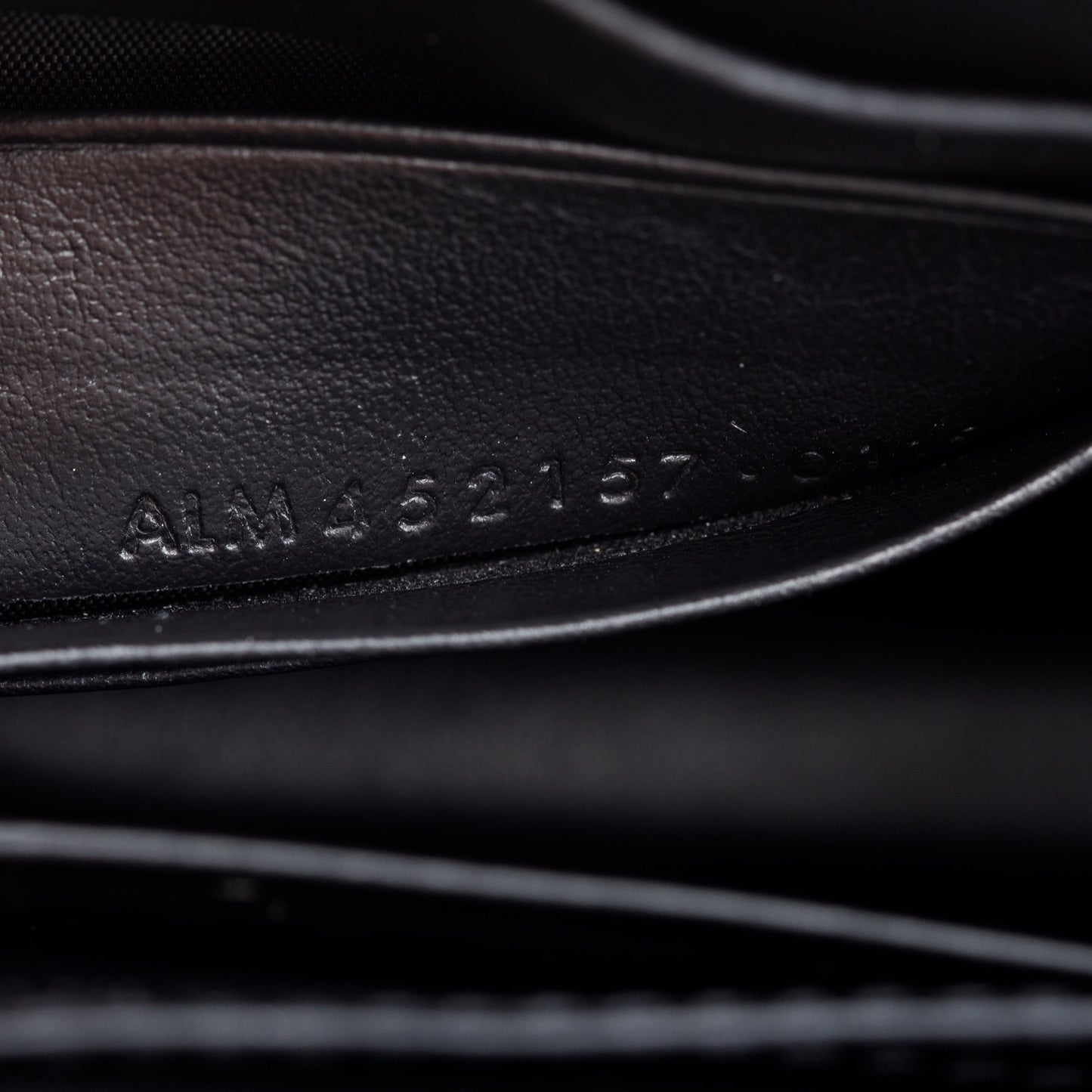 Saint Laurent Crocodile Embossed Sunset Chain Wallet