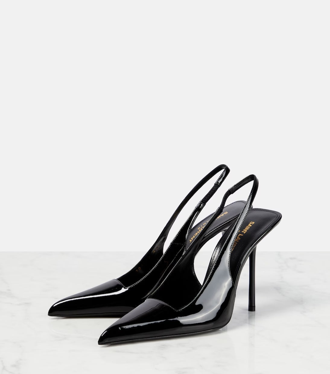 YSL SAINT LAURENT KISS 105 SLINGBACK PUMPS