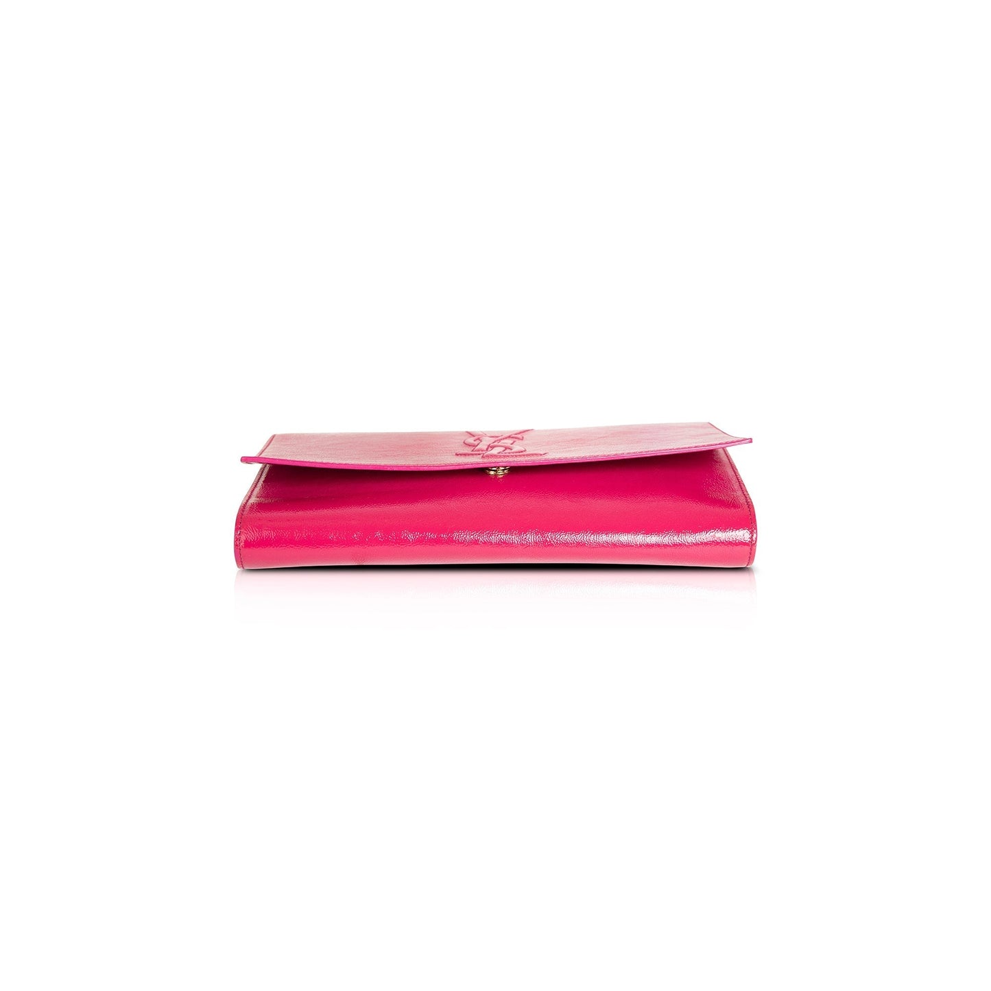 Saint Laurent Large Patent Leather Belle de Jour Clutch