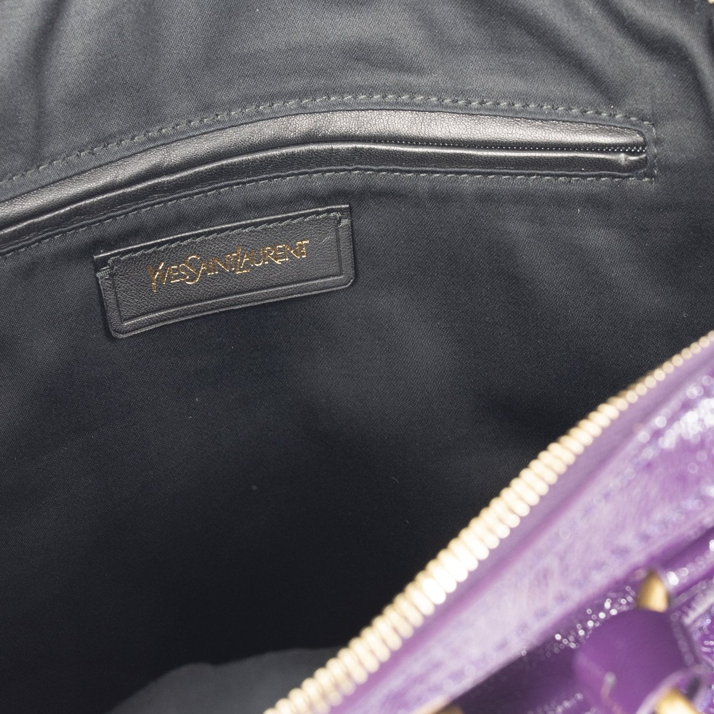 Saint Laurent Large Patent Leather Muse Bag