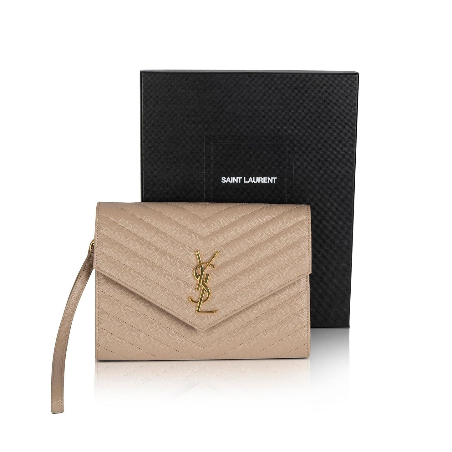 Saint Laurent Matelasse Cassandre Flap Pouch