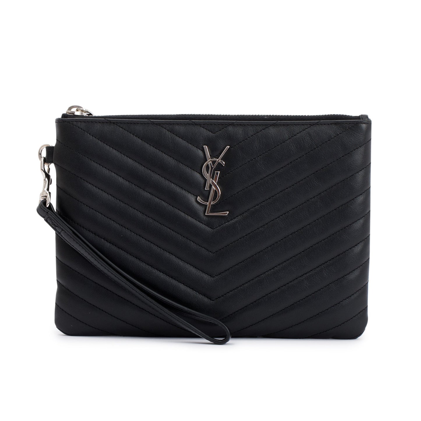 Saint Laurent Matelasse Cassandre Wrist Pouch