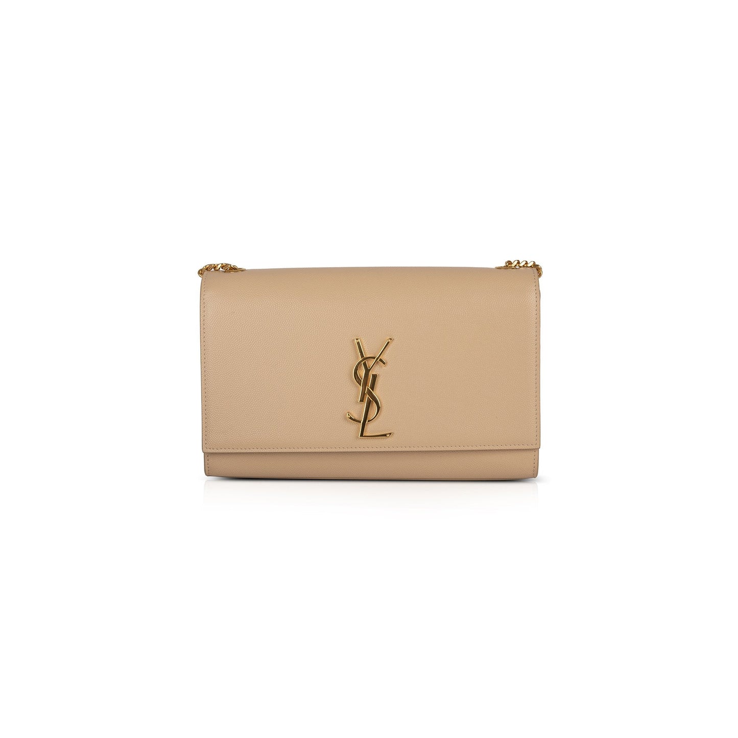 Saint Laurent Medium Grain de Poudre Monogram Kate Bag