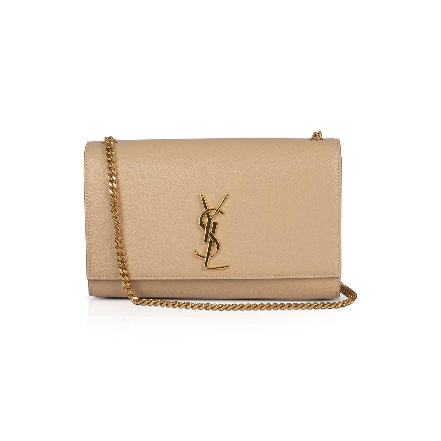 Saint Laurent Medium Grain de Poudre Monogram Kate Bag
