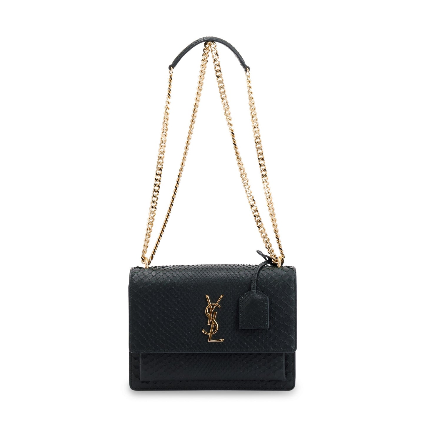 Saint Laurent Medium Python Sunset Bag