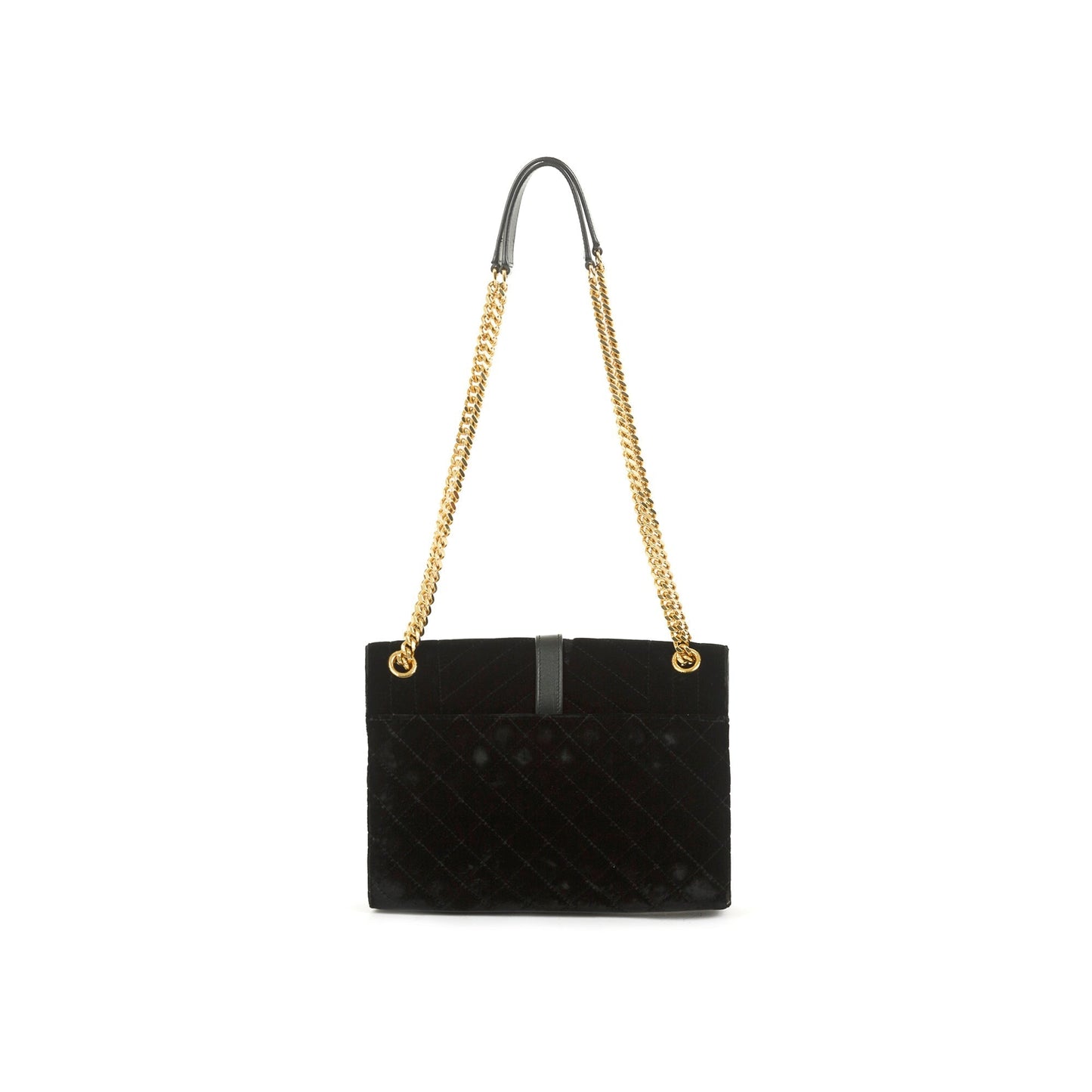 Saint Laurent Medium Velvet Mix Matelasse Envelope Chain Bag