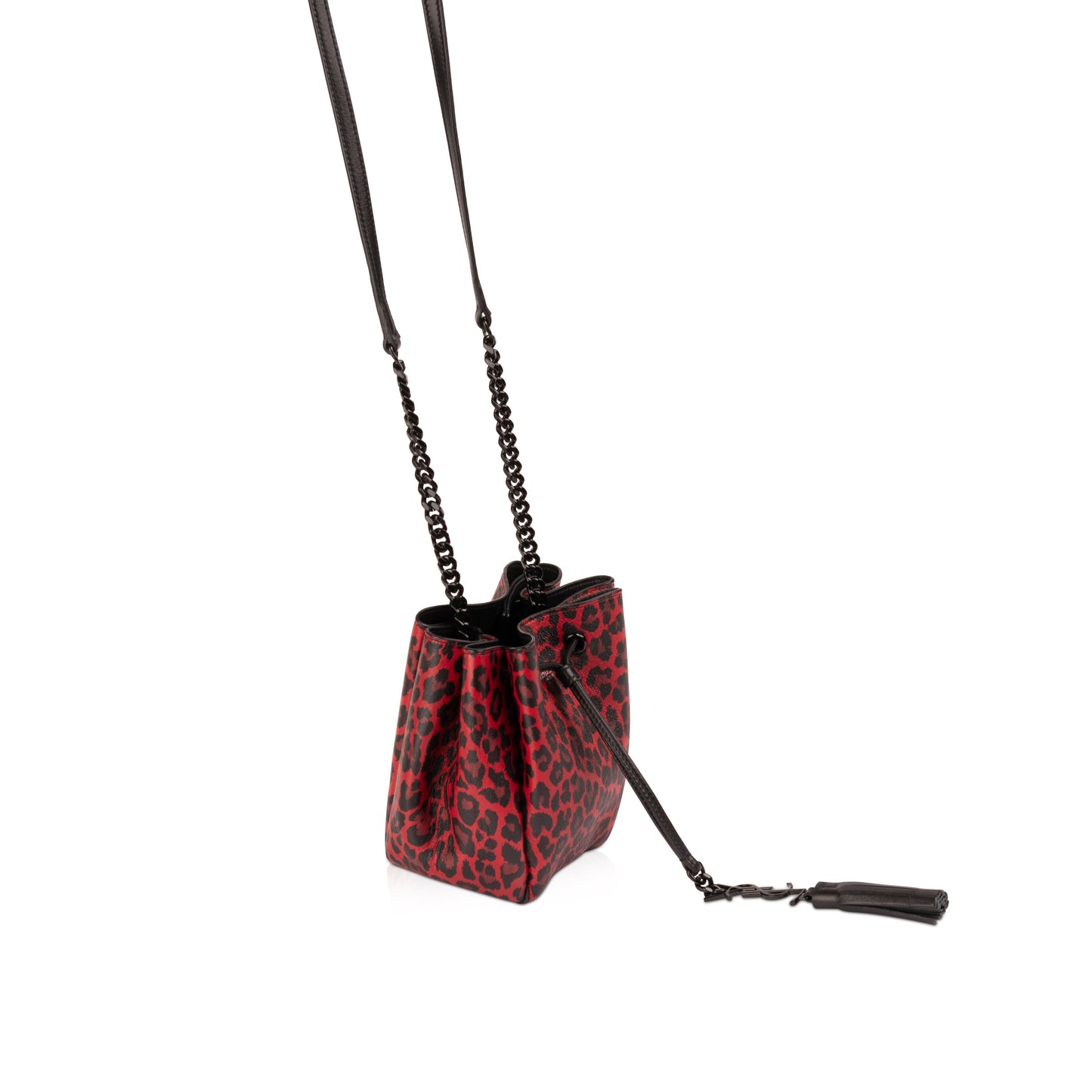 Saint Laurent Monogram Bourse Printed Mini Bucket Bag